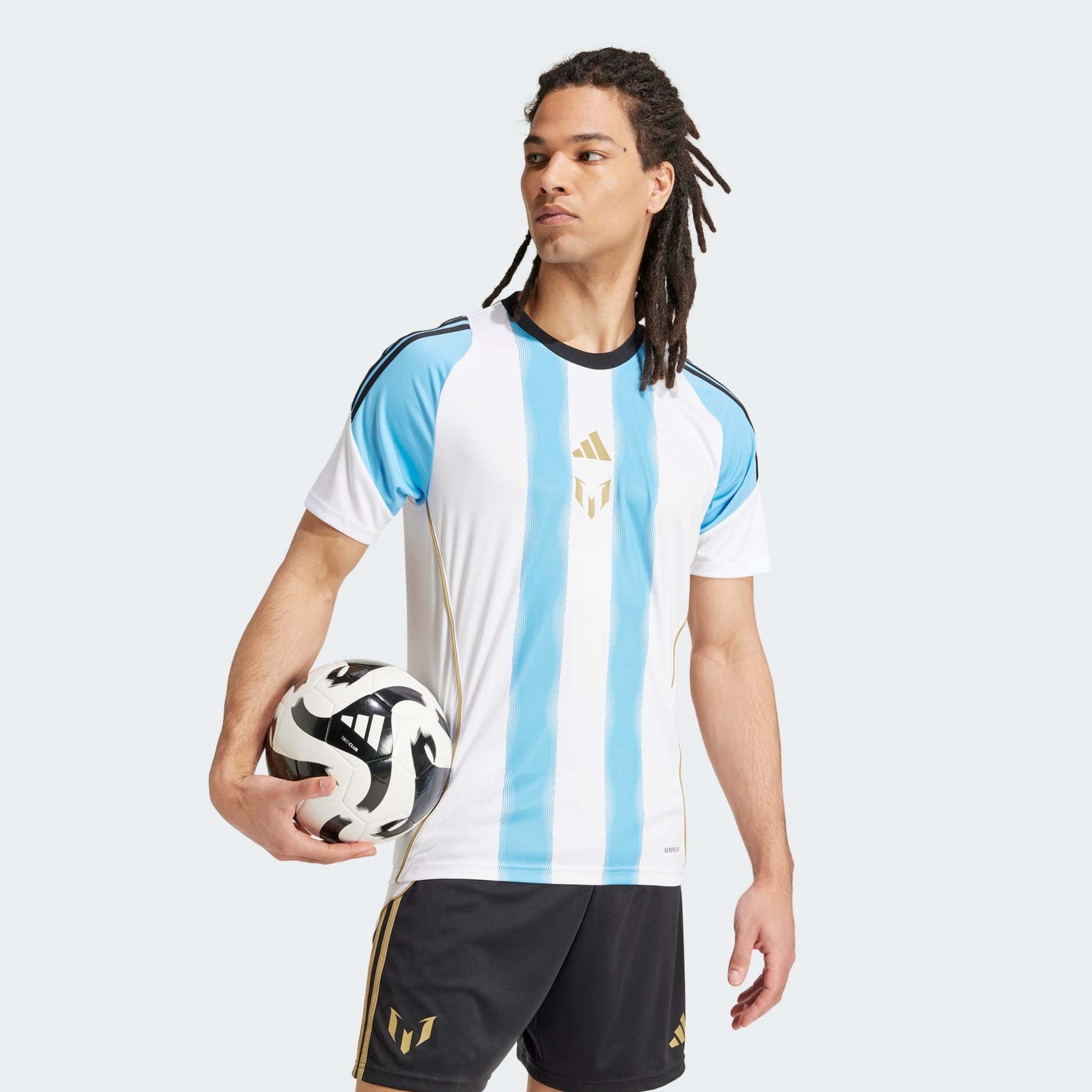 Men's Clothing - Messi Training Jersey - White | adidas Egypt