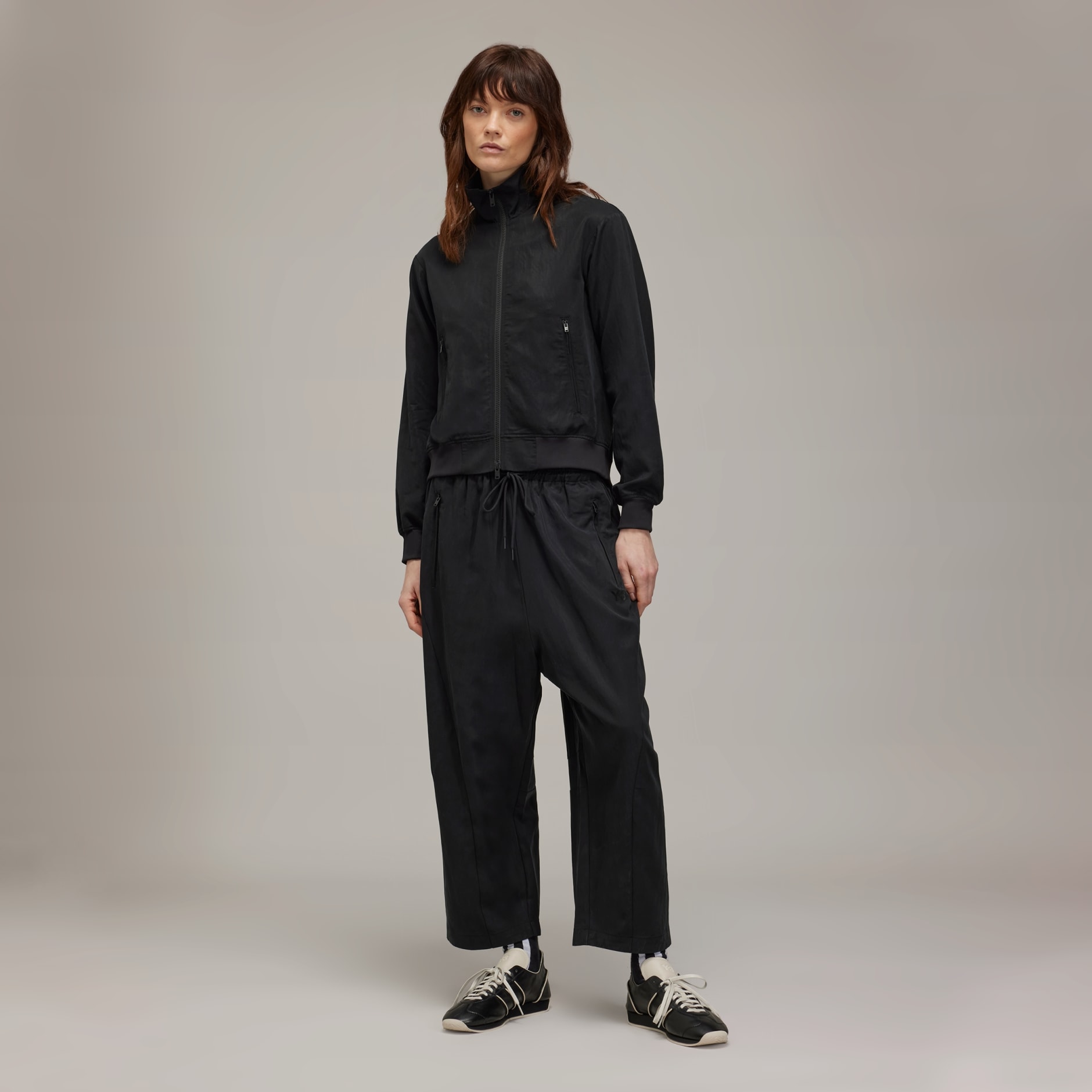 Y-3 Washed Twill Blouson - Black | adidas Hong Kong