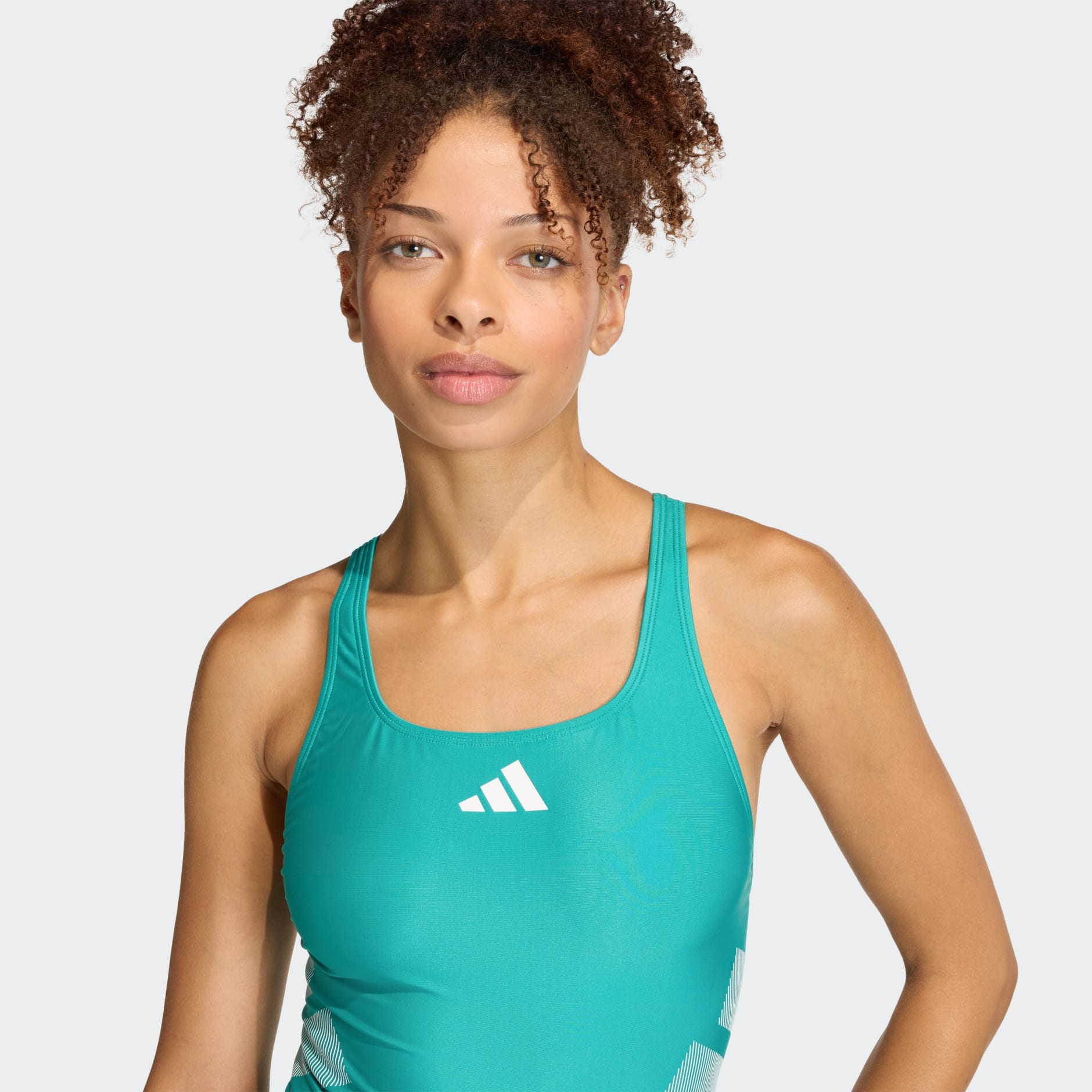 LOGO C-BACK SWIMSUIT