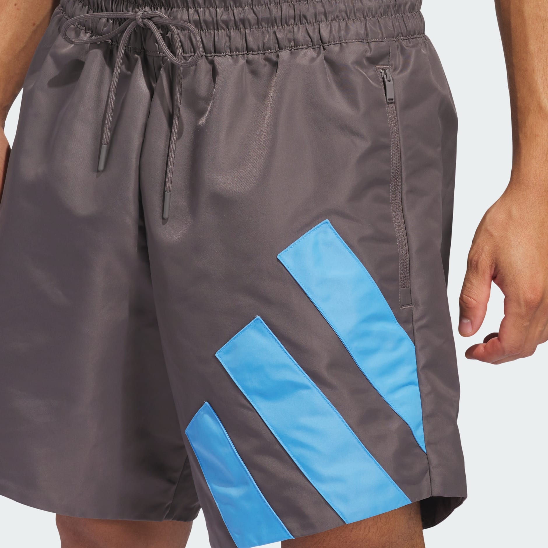 ★★Adairs★★ Anthony Edwards Short Pants Charcoal IW8052 Clothing - Anthony Edwards 1 Foundation Shorts - Brown