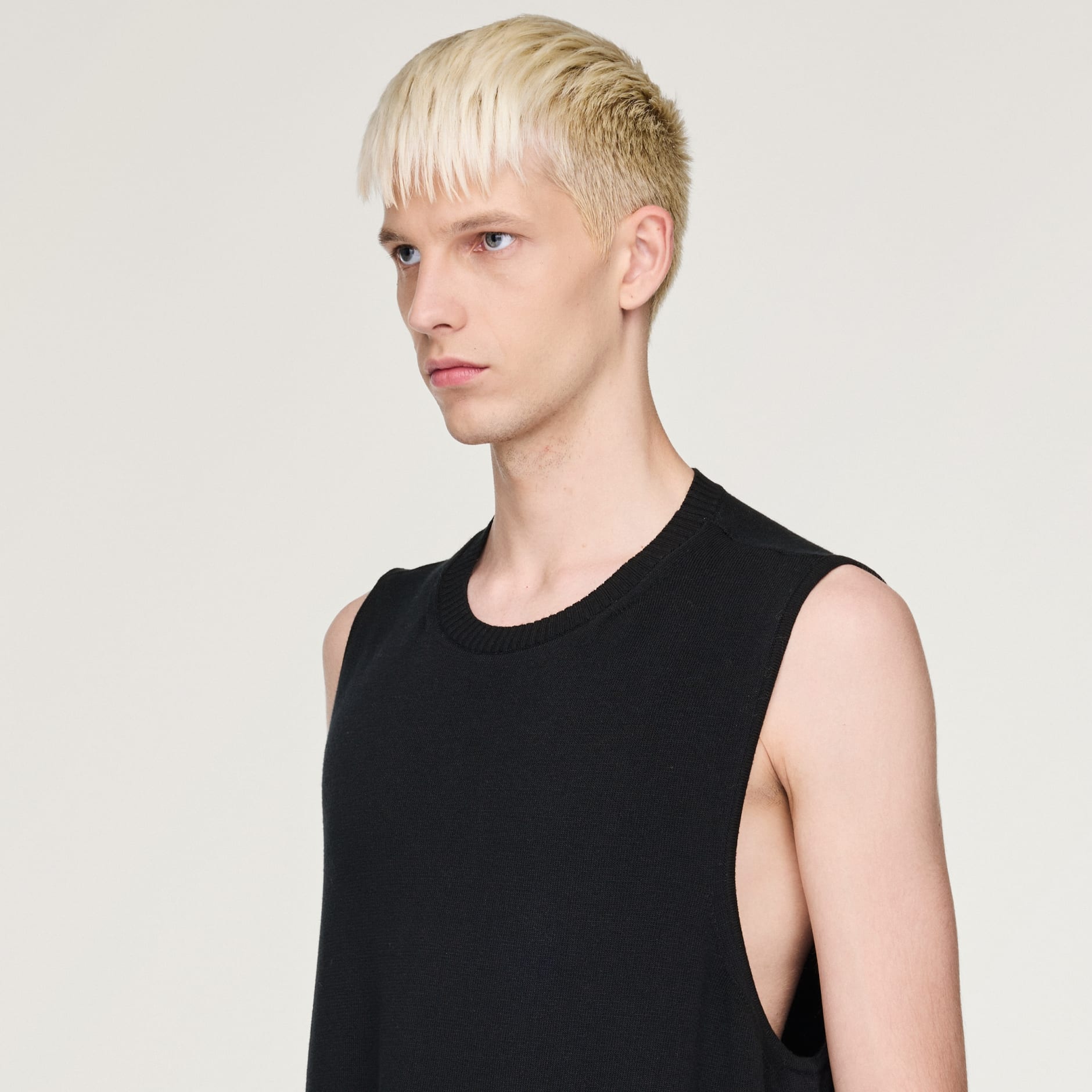 Pleteni prsluk s logotipom Y-3