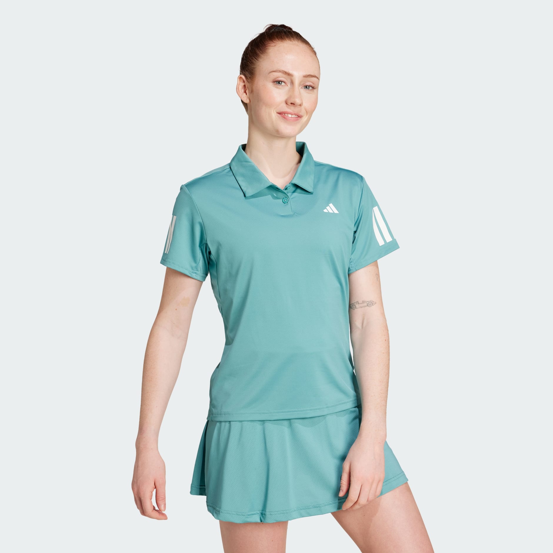 Club Tennis Climacool 3-Stripes Polo Shirt