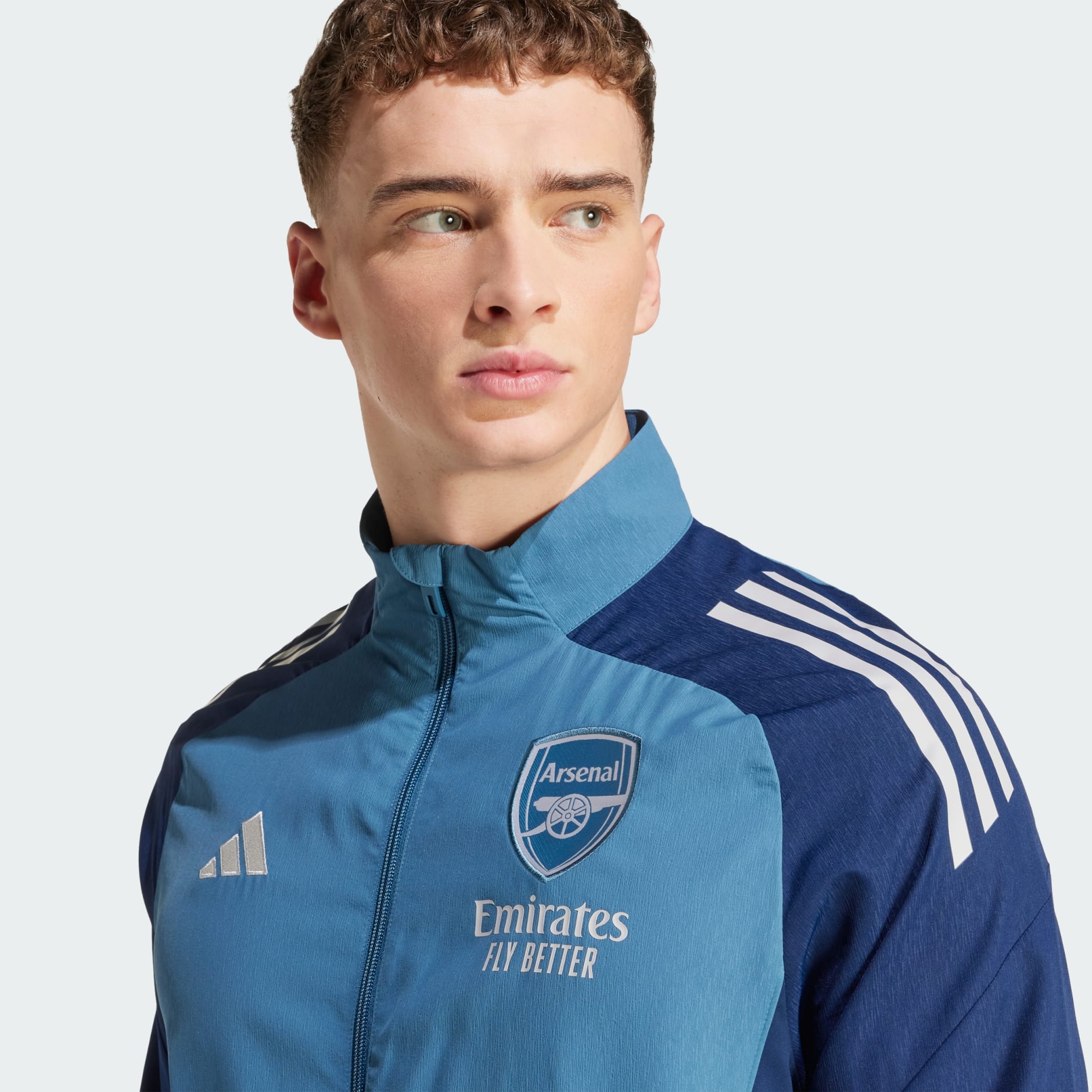 Arsenal Tiro 25 Competition Presentation Jacket - Blue