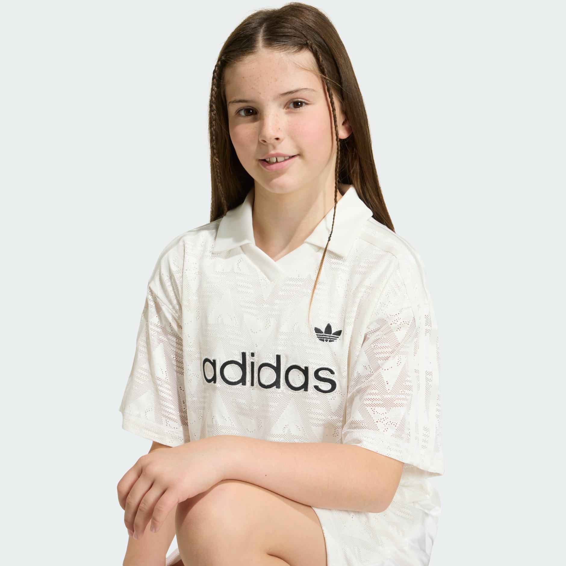 LOOSE BATWING LACE T-SHIRT DRESS