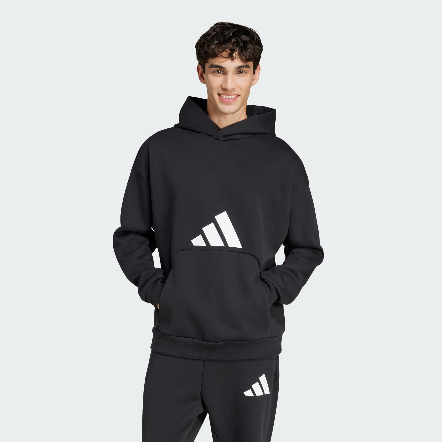Future Icons 3 Bar Logo Hoodie
