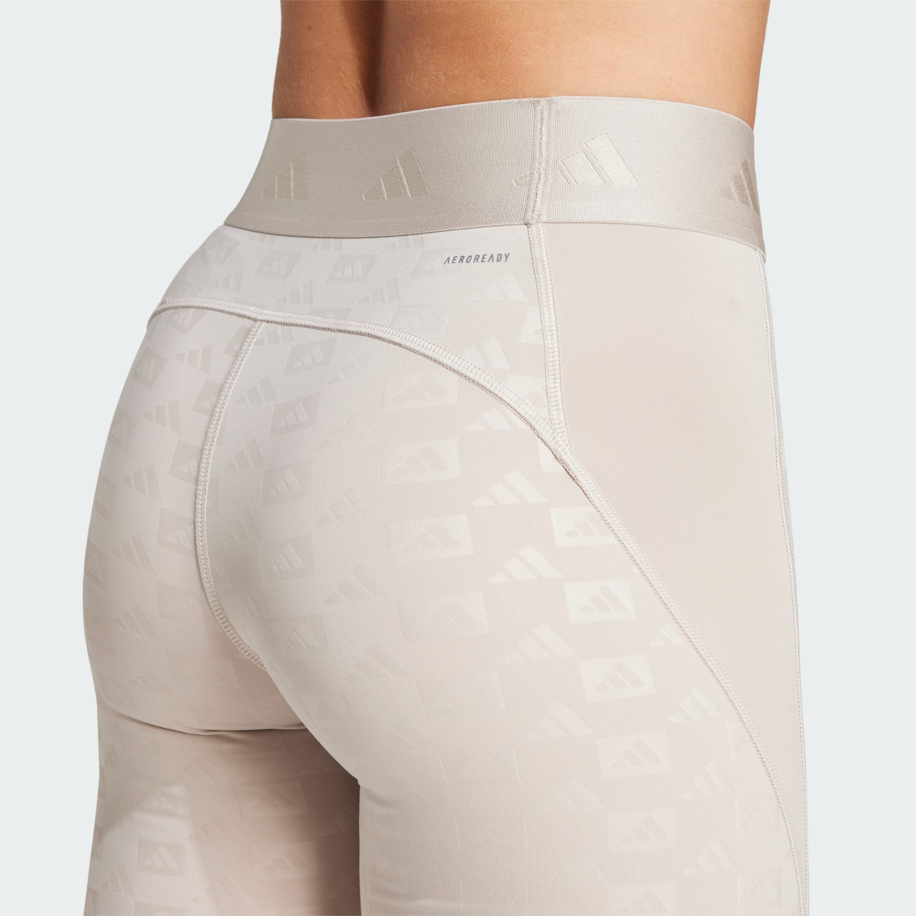 【カラー ベージュ】ドゥーズィエムクラス　Jersey Slit leggins CLOTHING - Hyperglam Full-Length Emboss Leggings - Beige