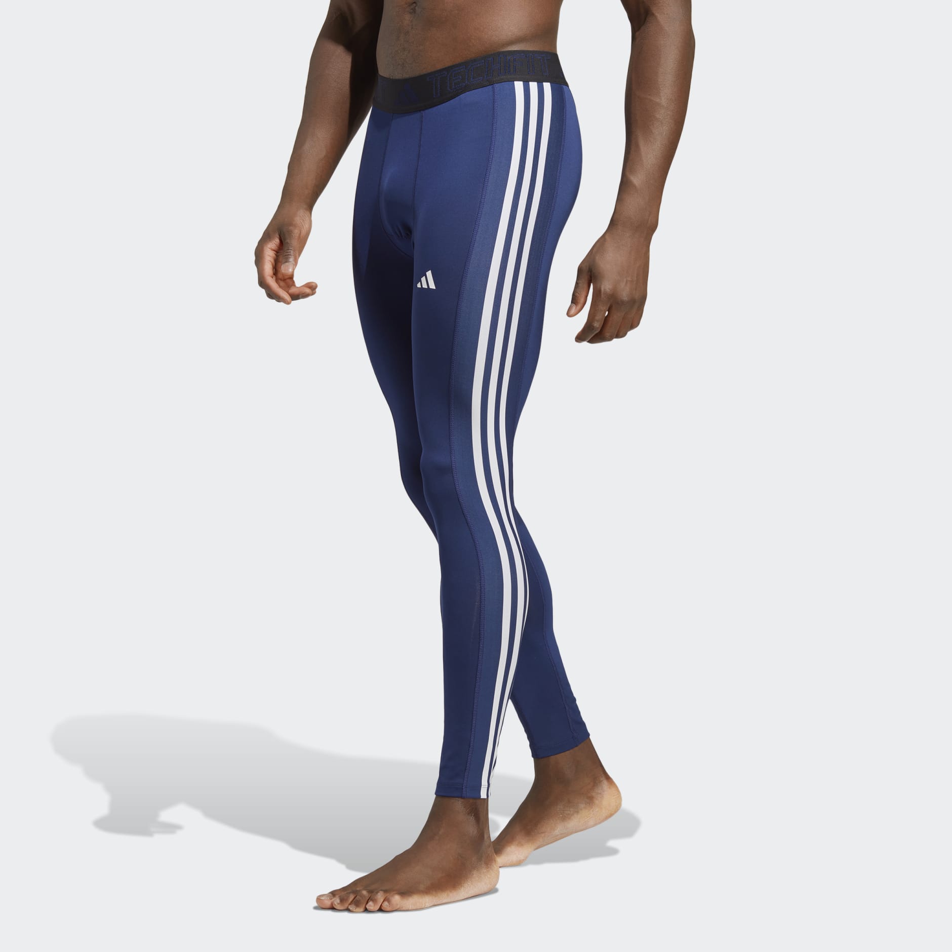 adidas Techfit 3-Stripes Training Long Tights - Blue