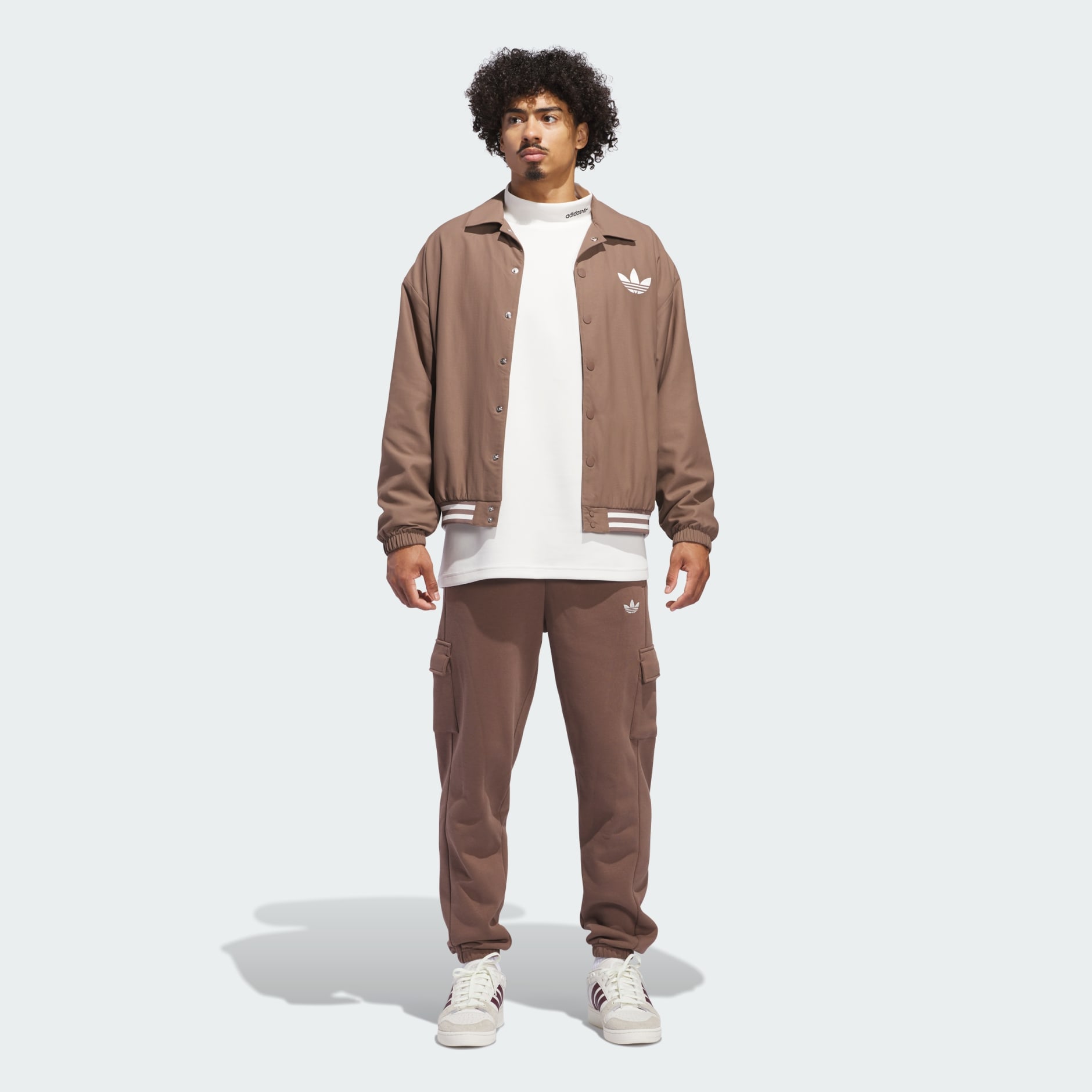 adidas Coach Jacket Gender Neutral Brown adidas UAE