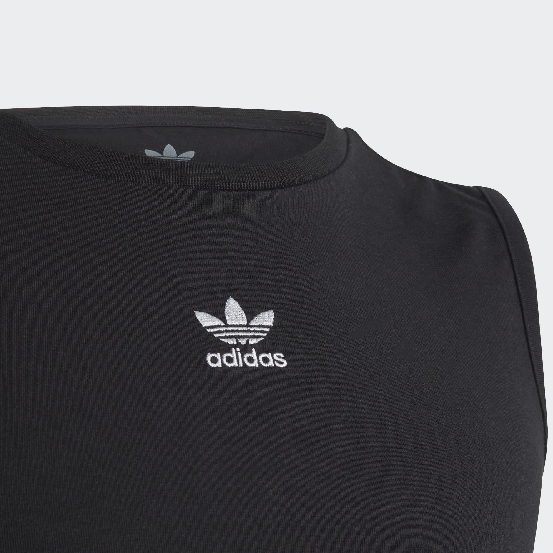 adidas Adicolor Crop Tank Top - Black