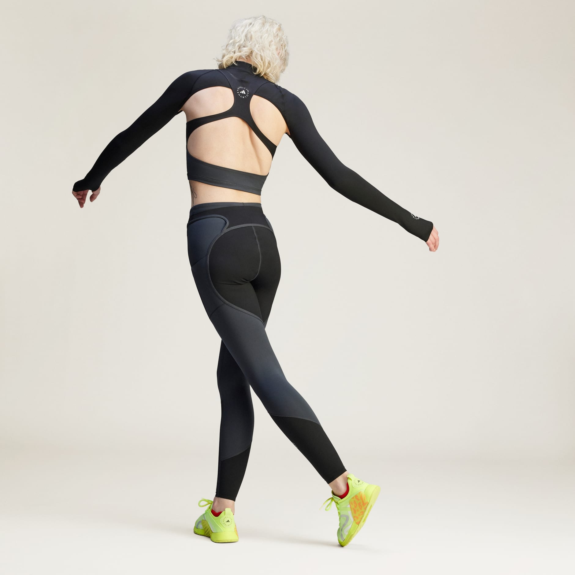 adidas adidas by Stella McCartney Two-tone Leggings - Black