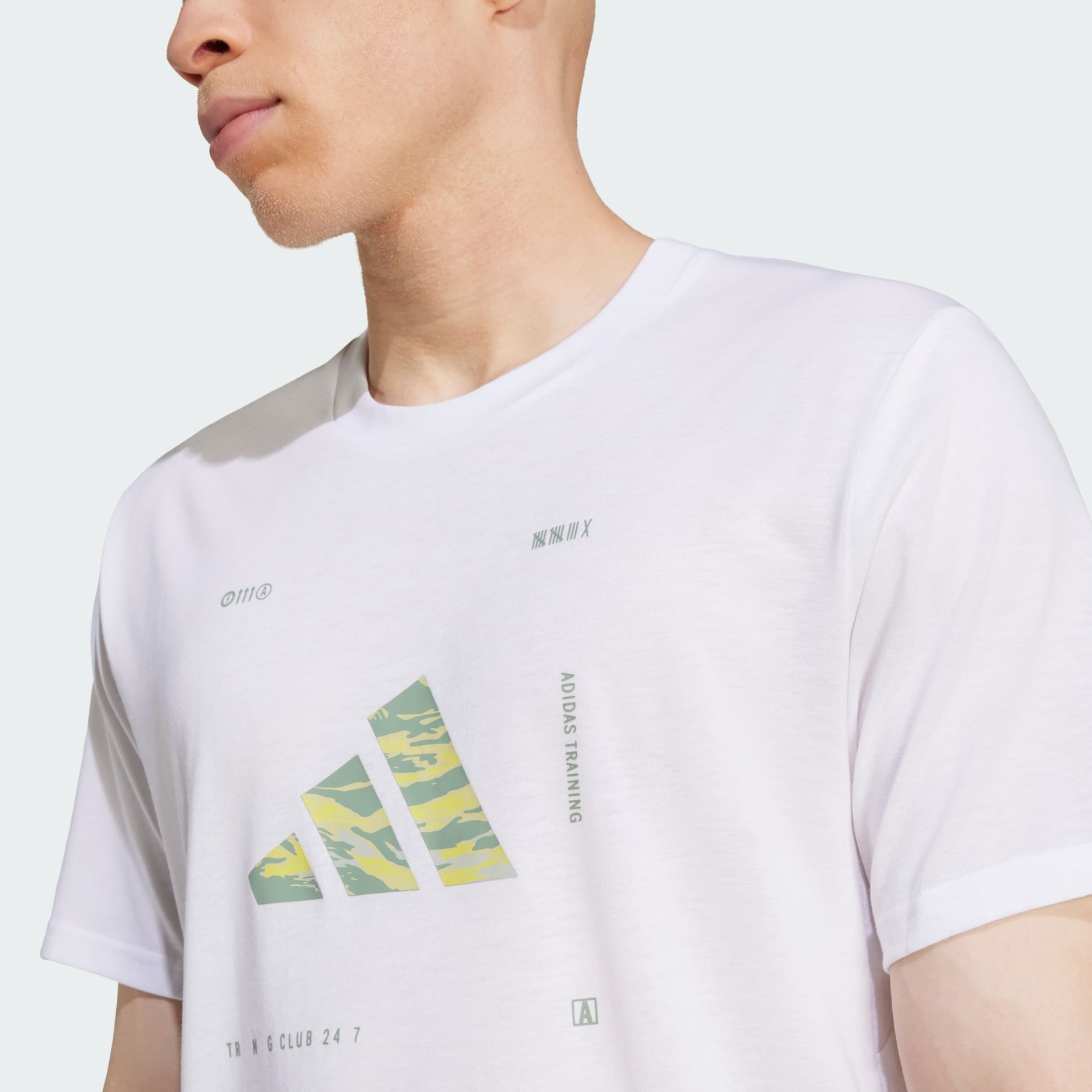 Climacool Training Camo Logo Graphic Tee