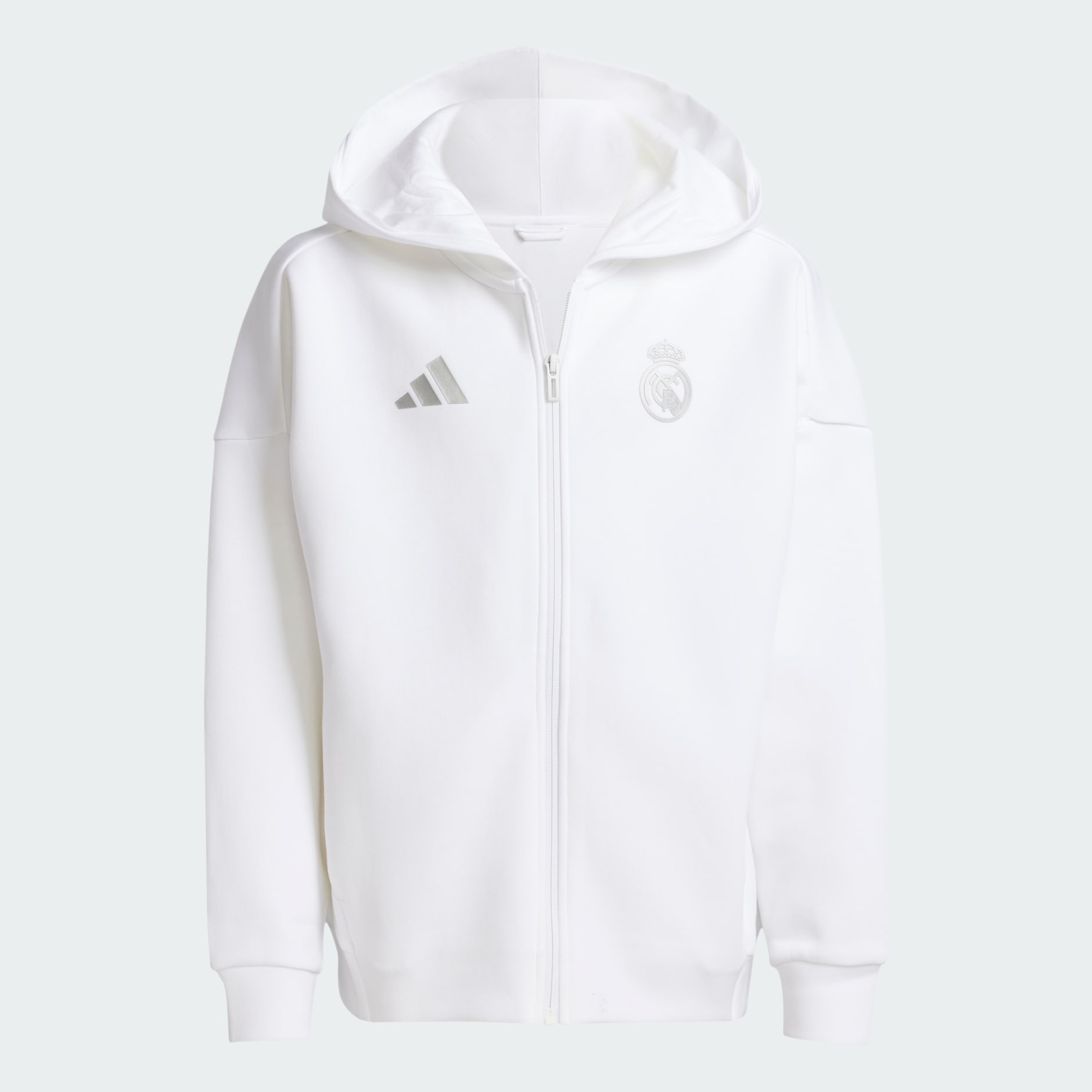 Kids Clothing Real Madrid Anthem Jacket Kids White adidas Bahrain