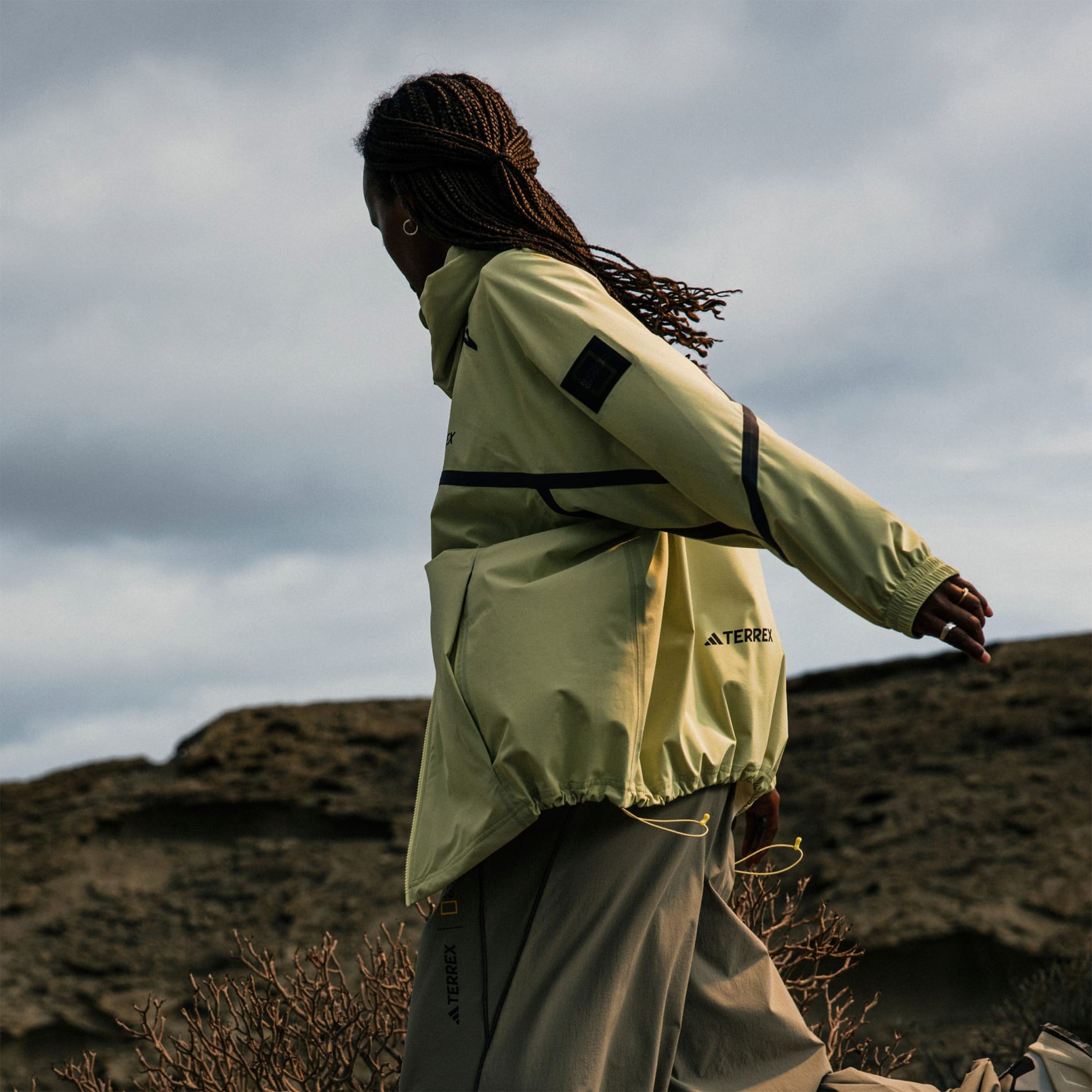adidas ©National Geographic WIND.RDY Jacket - Yellow | adidas TZ adidas ©National Geographic WIND.RDY Jacket - Yellow | adidas TZ
