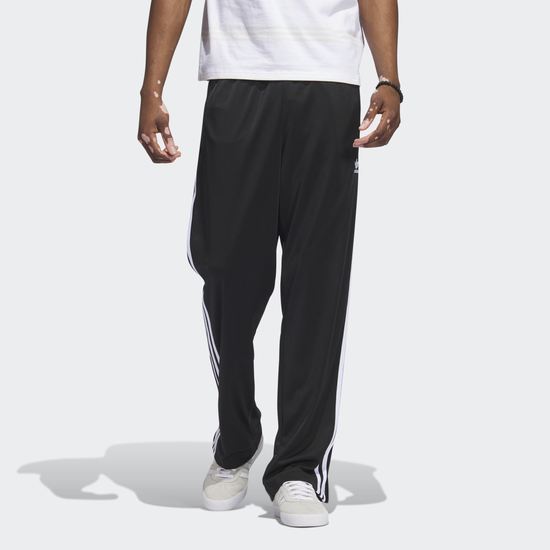 adidas Adicolor Classics Firebird Track Pants - Grey, Men's Lifestyle
