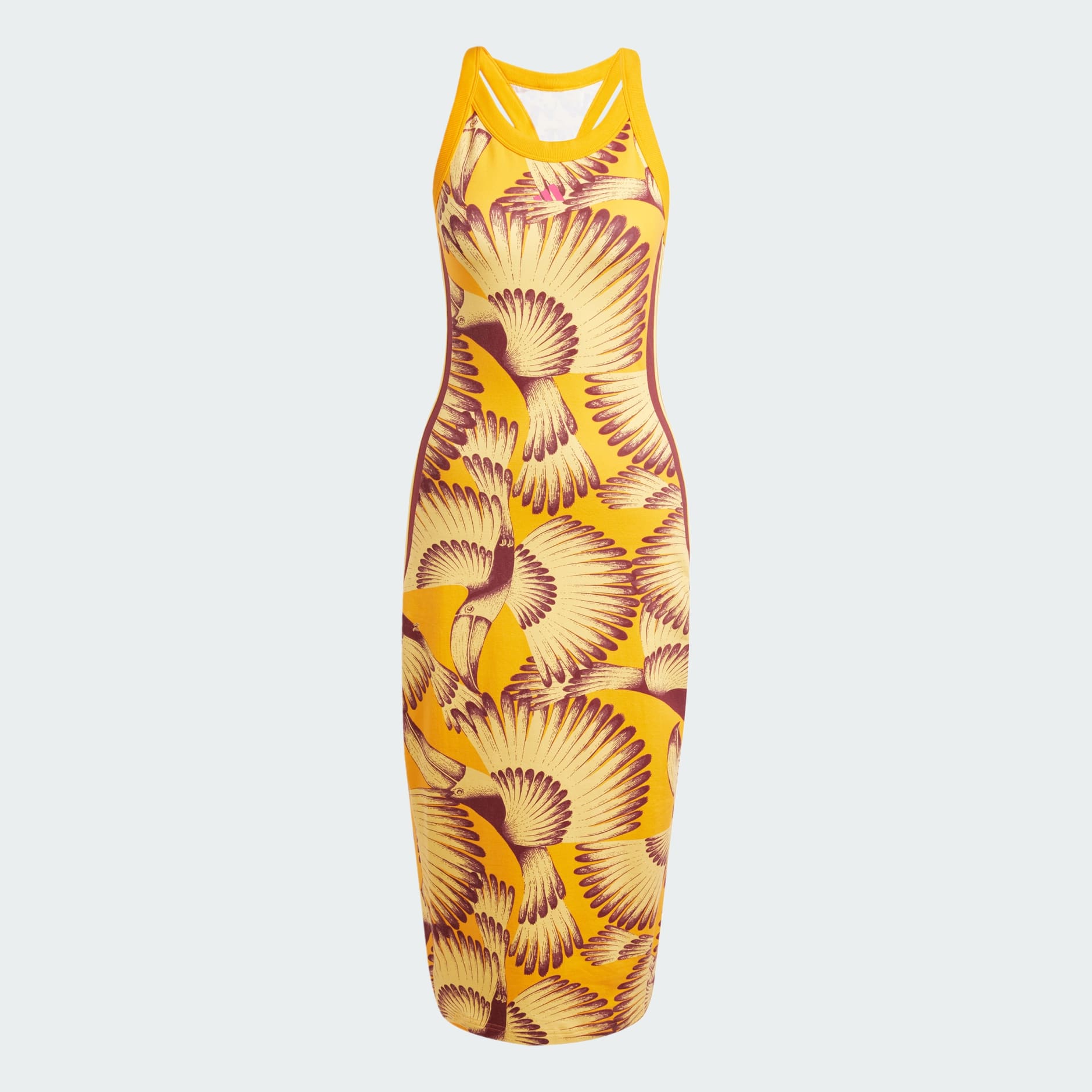 adidas adidas x FARM Premium Dress - Yellow | adidas GH