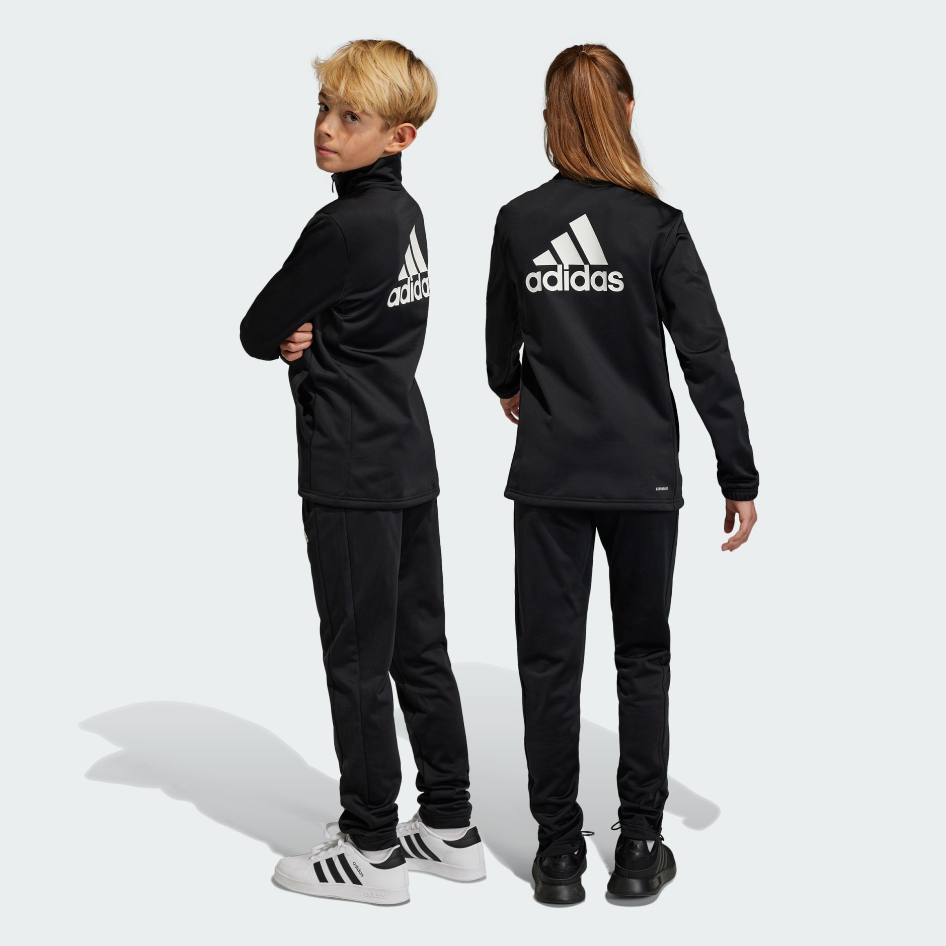 Kids Clothing - Essentials Big Logo Track Suit - Black | adidas Egypt