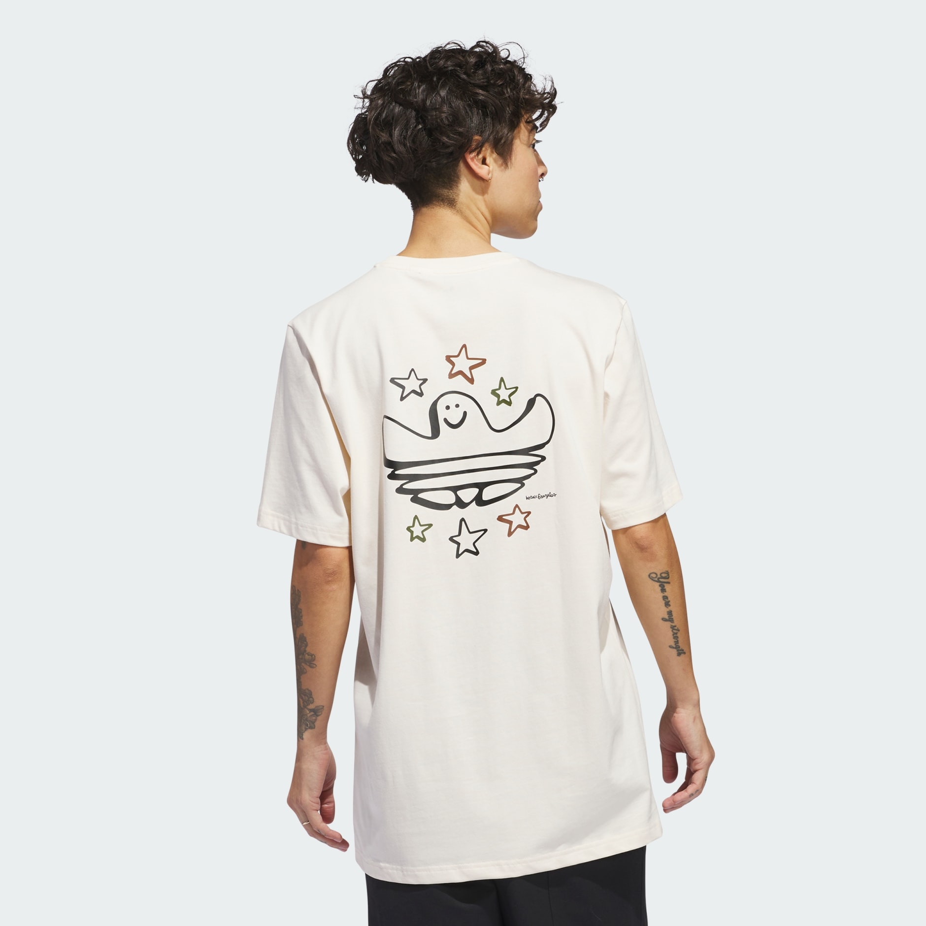 adidas Shmoofoil All Star Short Sleeve Tee - White | adidas TZ