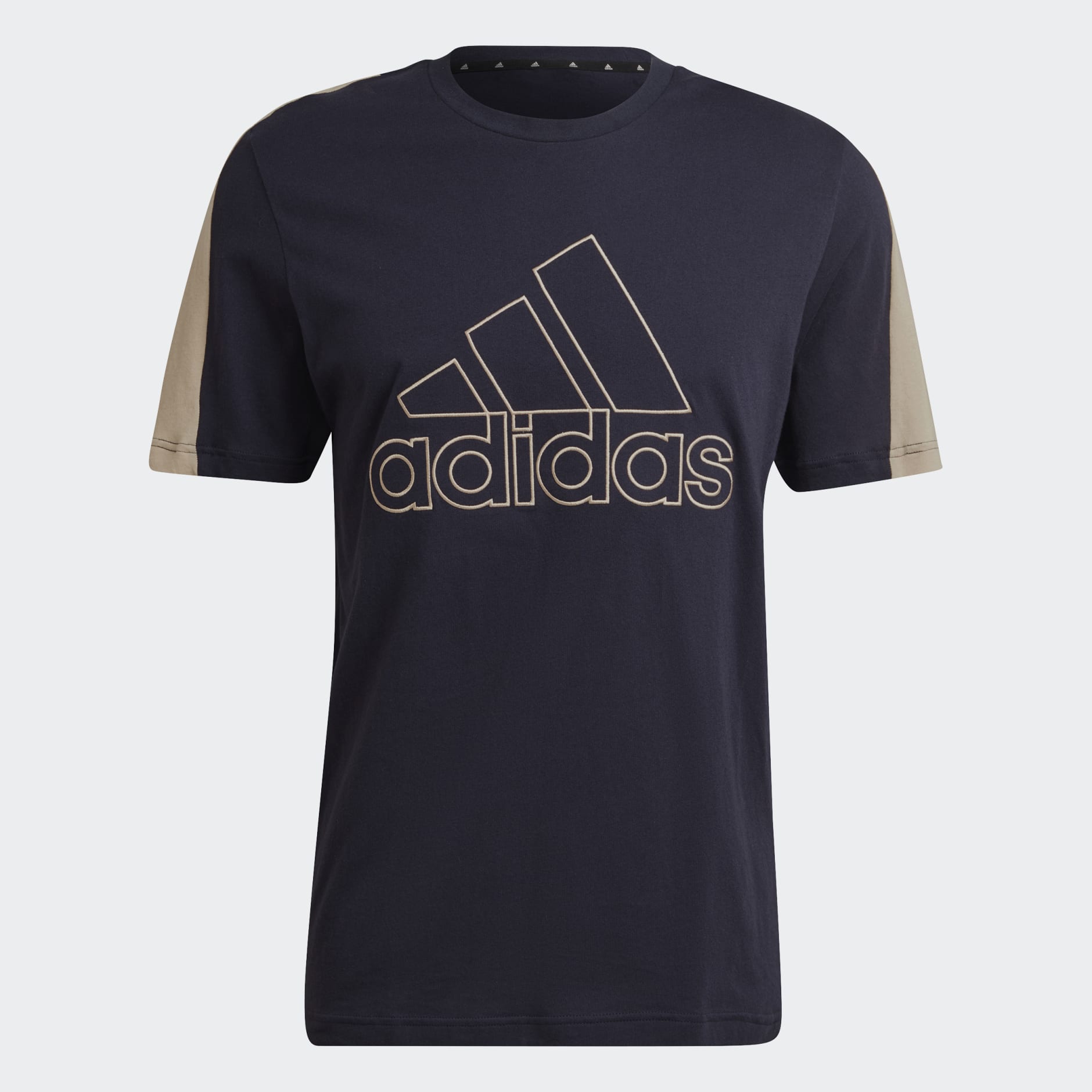 Clothing - Future Icons Embroidered Badge of Sport Tee - Blue | adidas ...