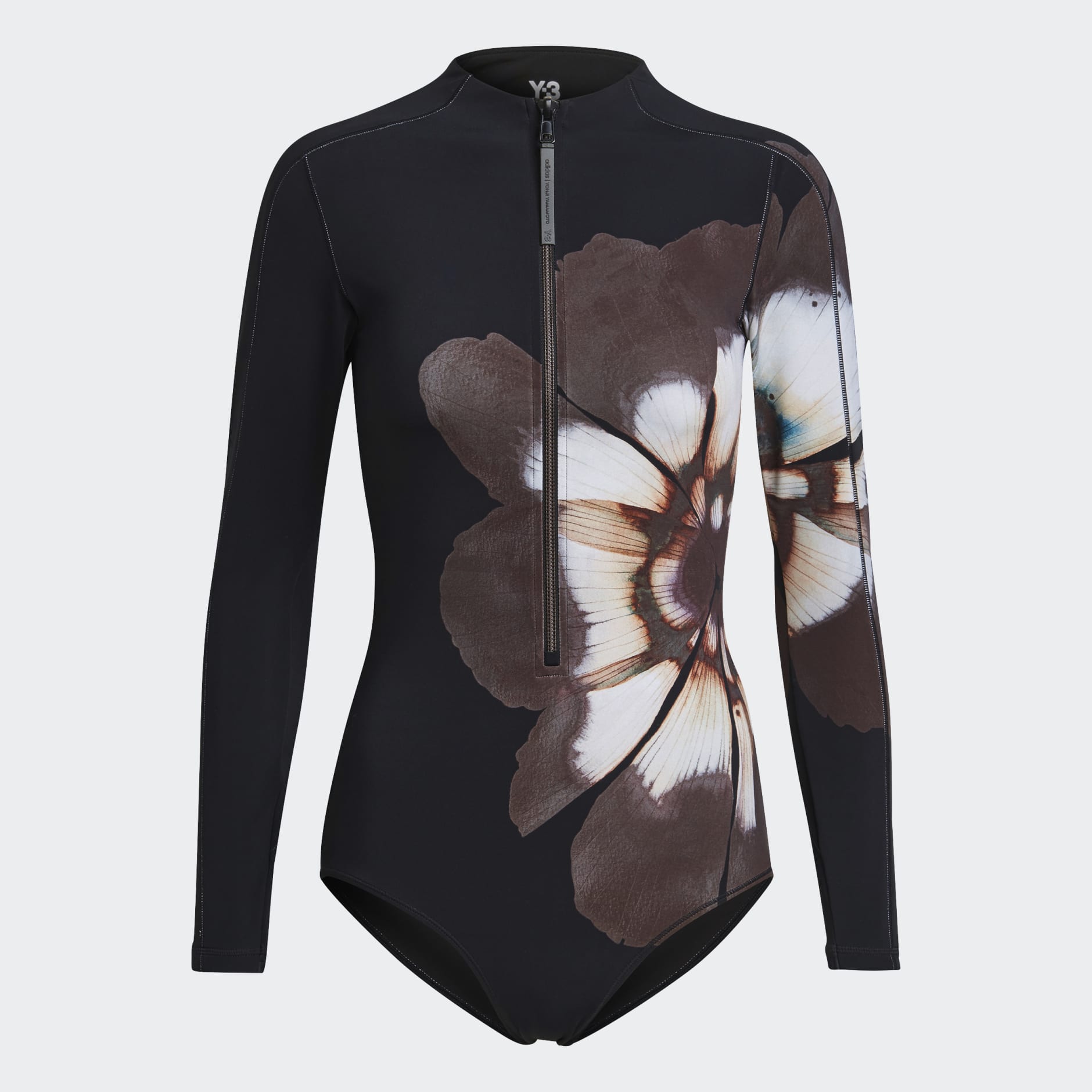 Y-3 AOP Long Sleeve Swimsuit