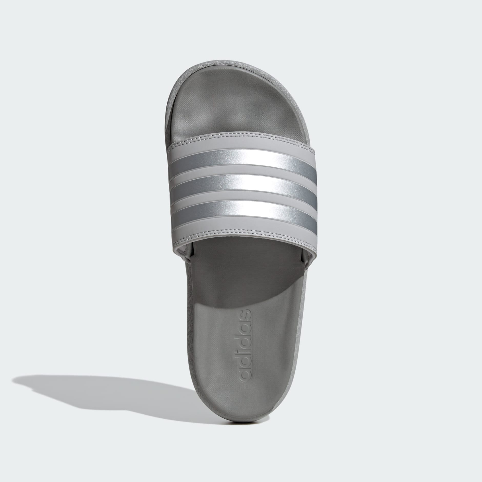 Adidas Adilette Platform Slides Grey Adidas Lk