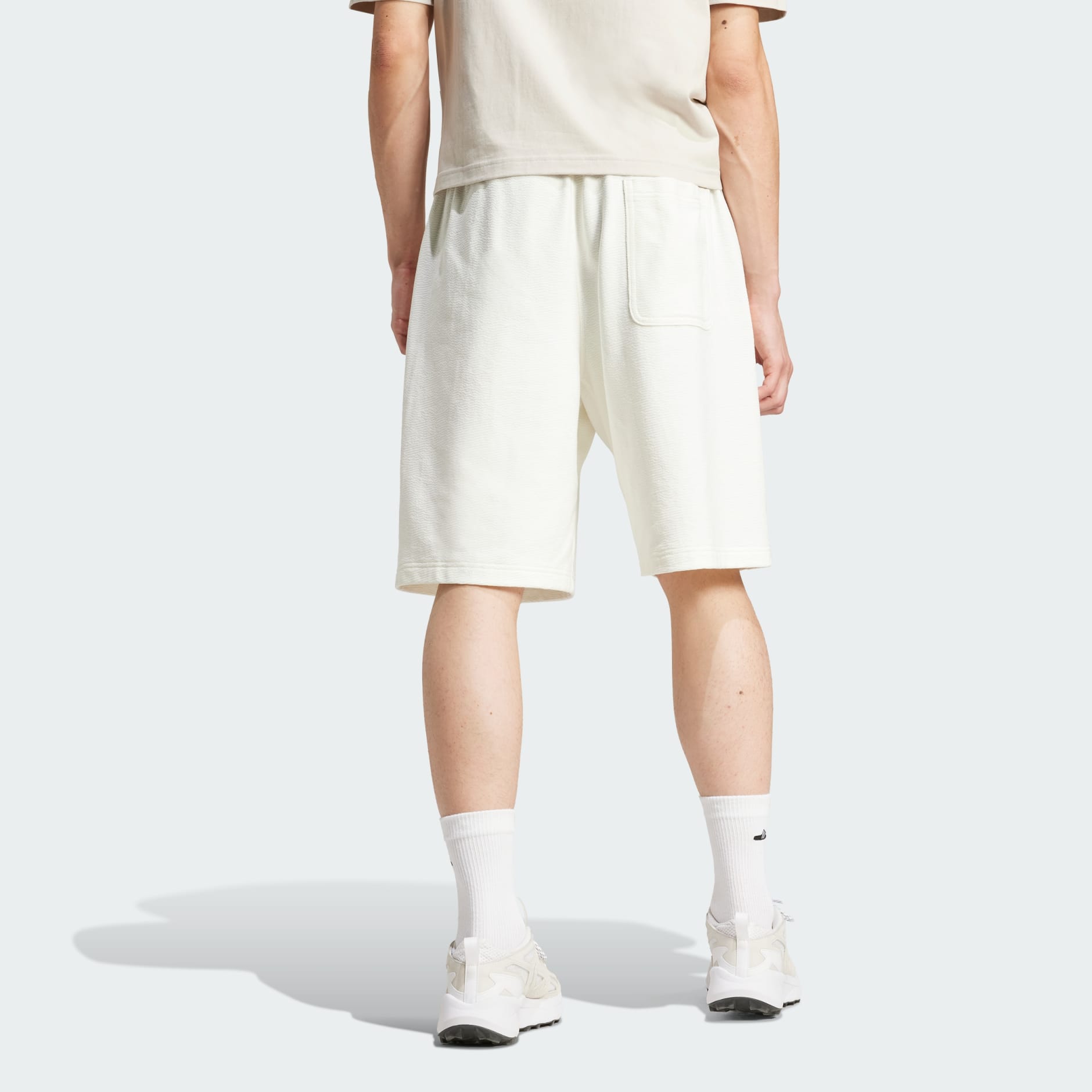 パンツ・ボトムスその他 adidas ELEVATED ALL SZN CLOUD JERSEY SHORTS JJ3647 Clothing - Elevated ALL SZN Cloud Jersey Shorts - White