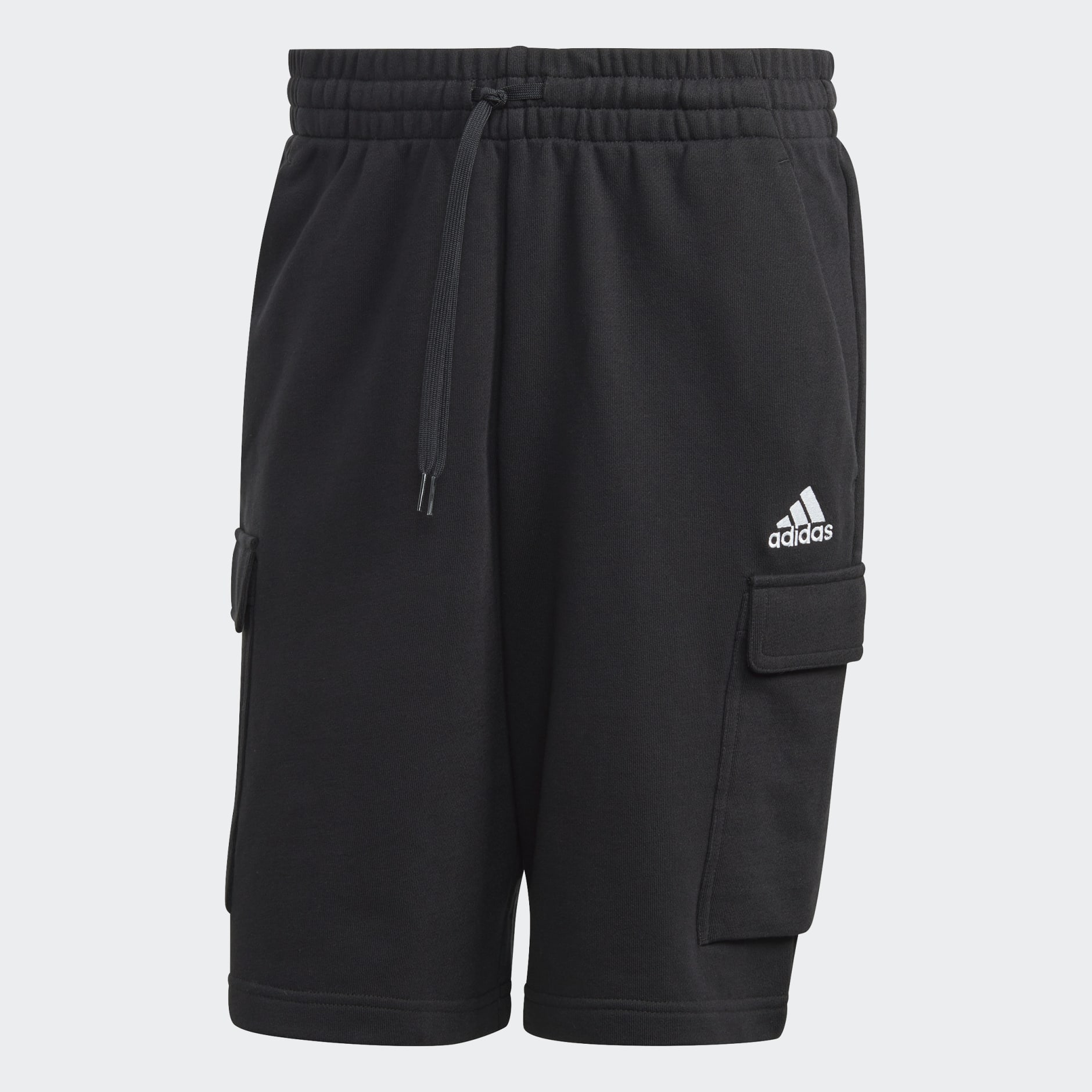 adidas Essentials French Terry Cargo Shorts - Black | adidas LK