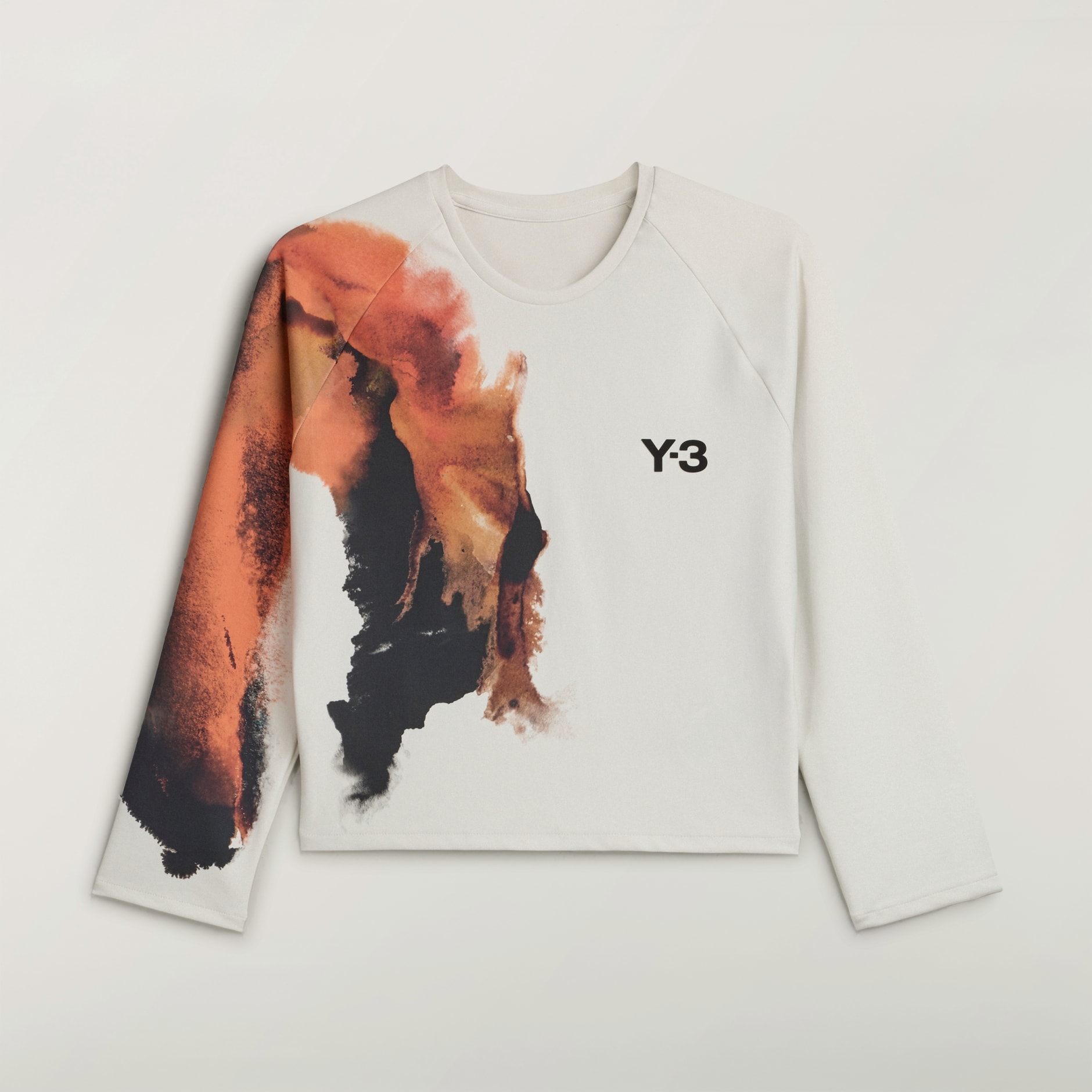CLOTHING - Y-3 Tennis Pro Cropped Long Sleeve Tee - Grey