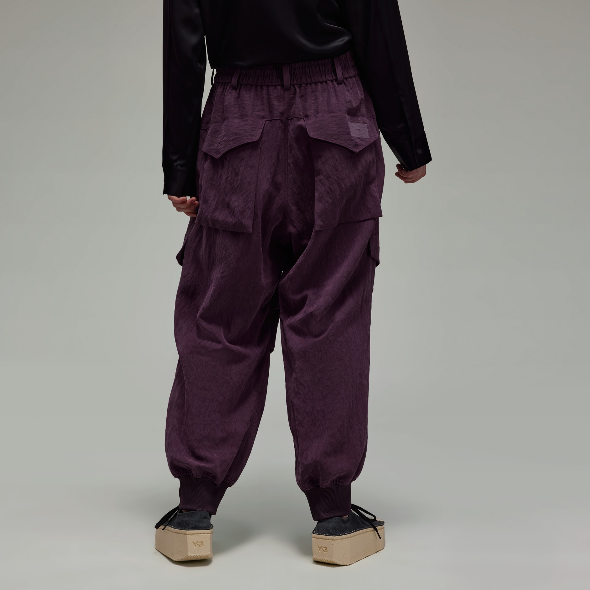 Dark purple cargo on sale pants