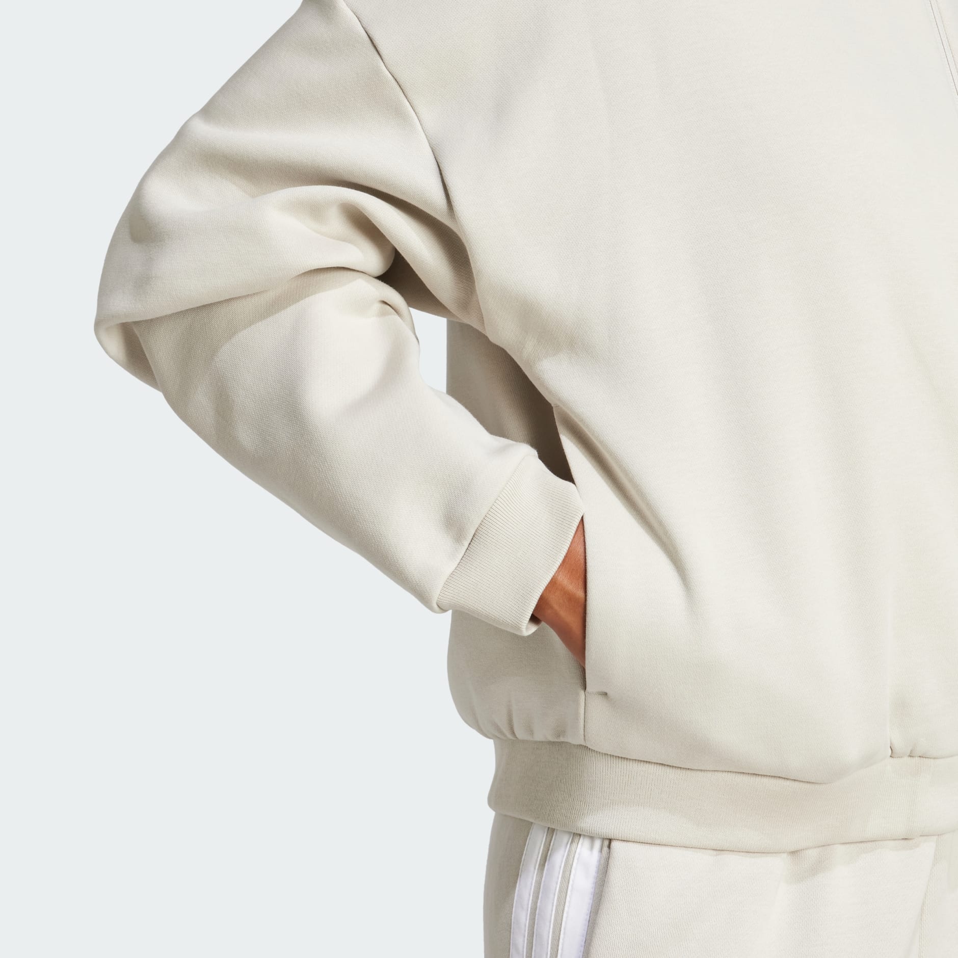 ◆adidas◆ LW Bomber Jacket Beige IY3422 Women's adidas Lightweight Bomber Jacket | Chicago City Sports