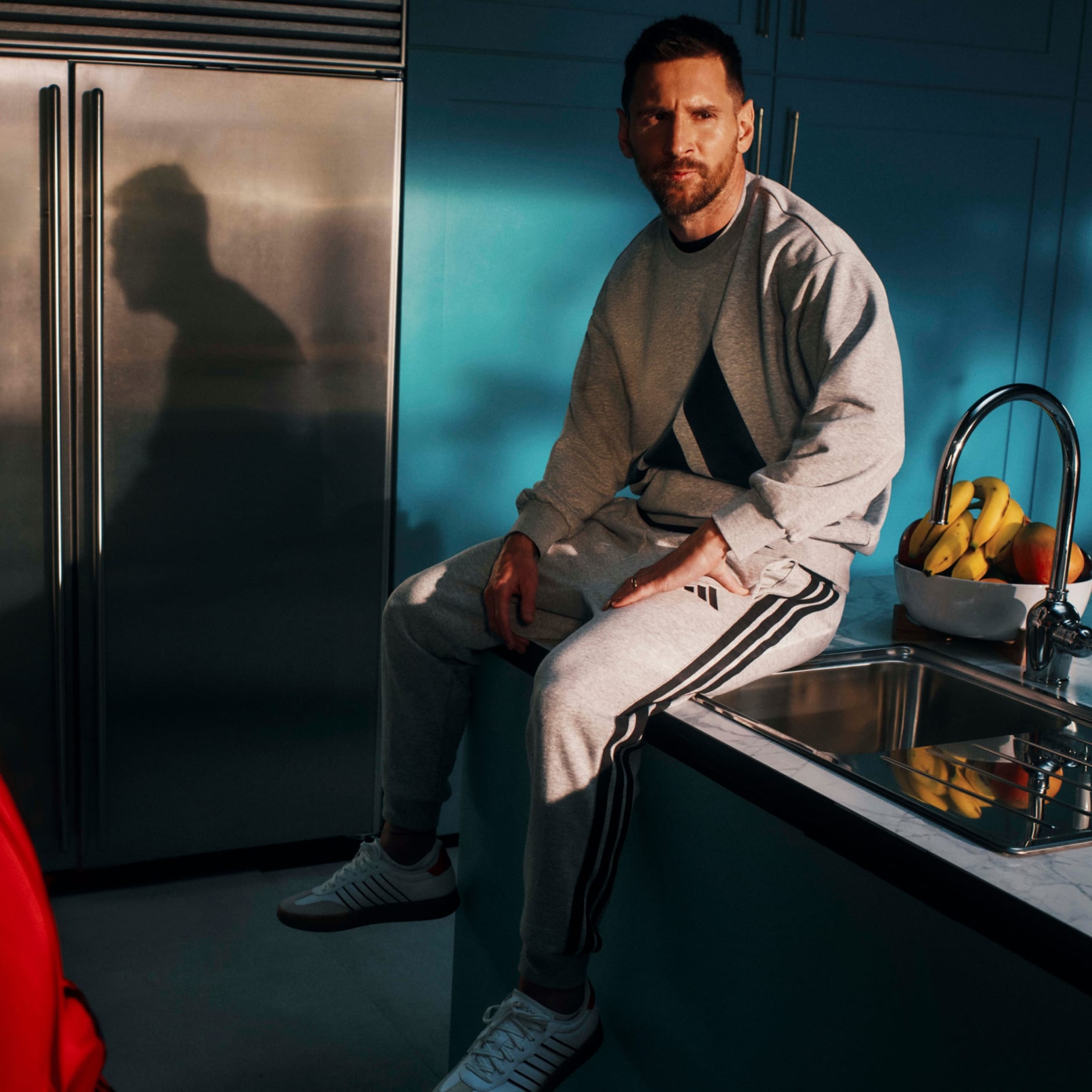 Hlače Essential od francuskog frotira i s tri pruge