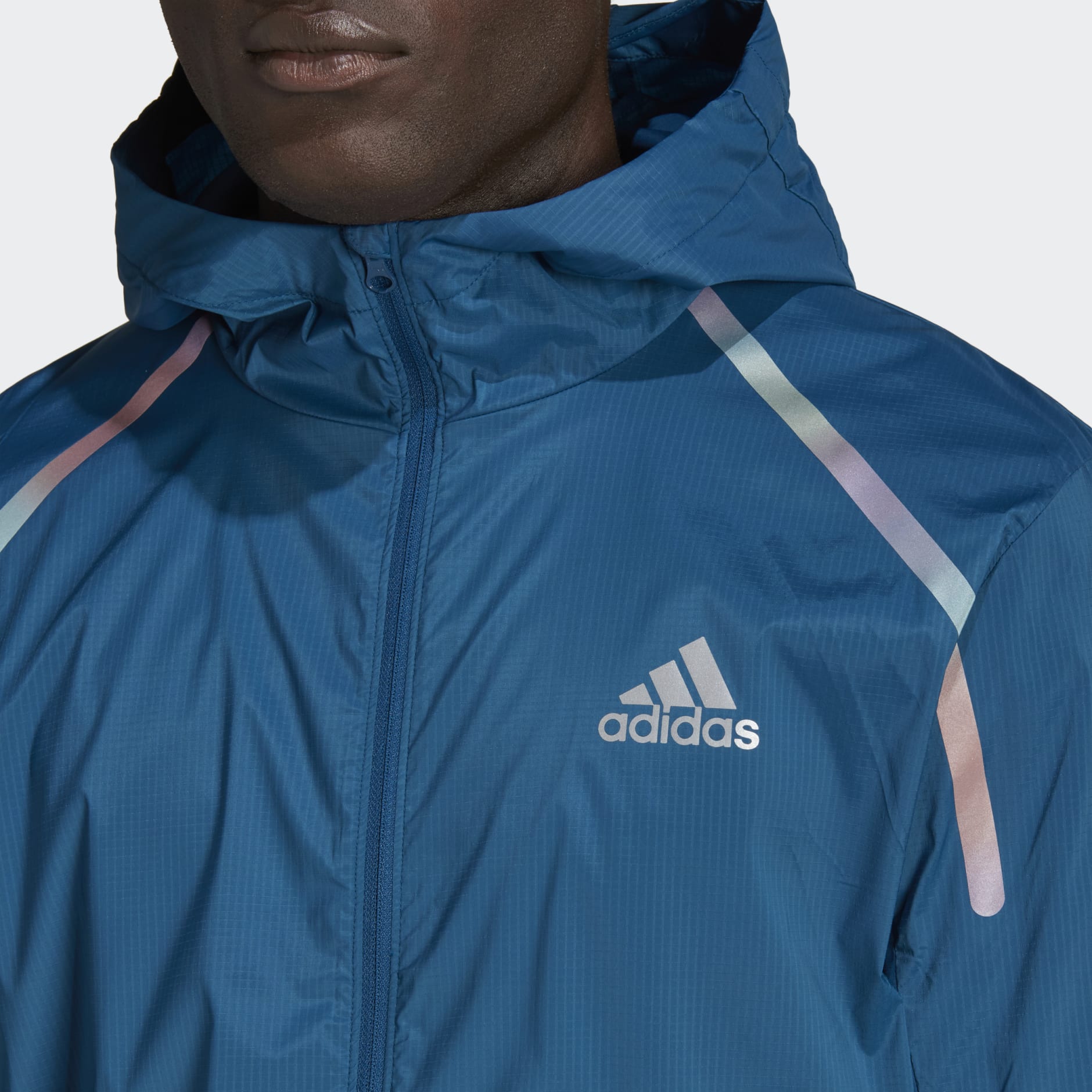 Men's Clothing - Marathon Jacket - Blue | adidas Saudi Arabia