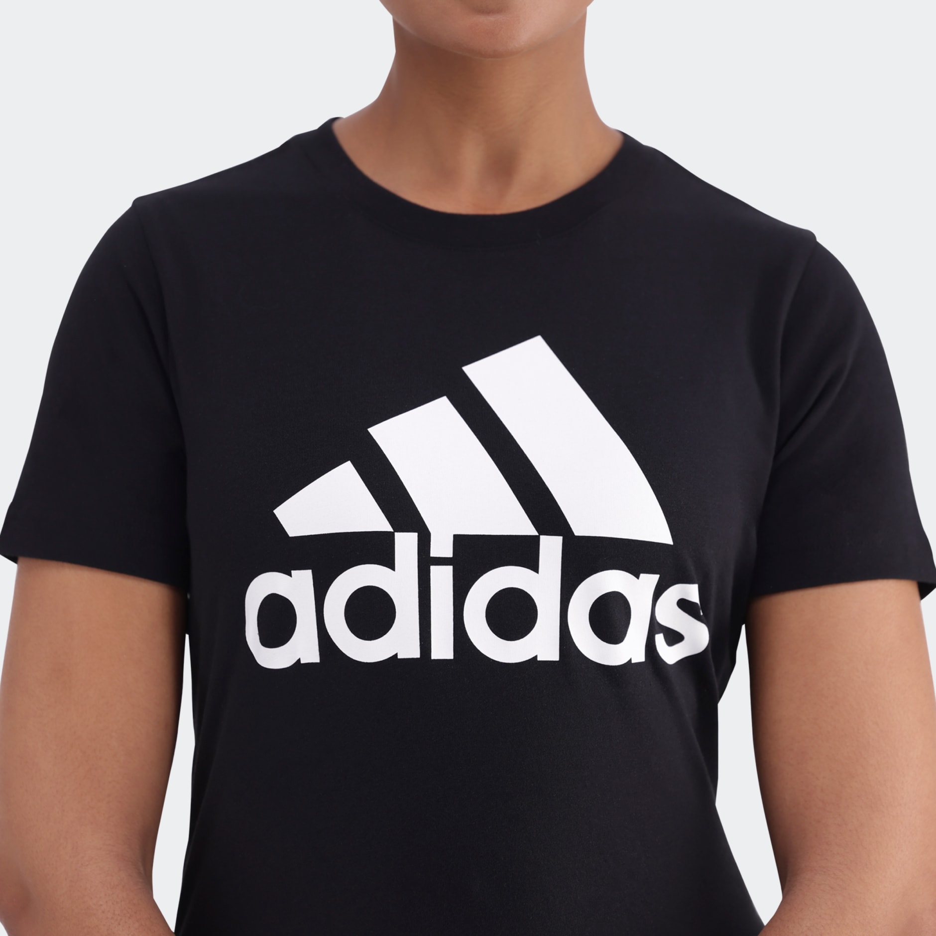 Clothing ESSENTIALS BIG LOGO T SHIRT Black adidas South Africa