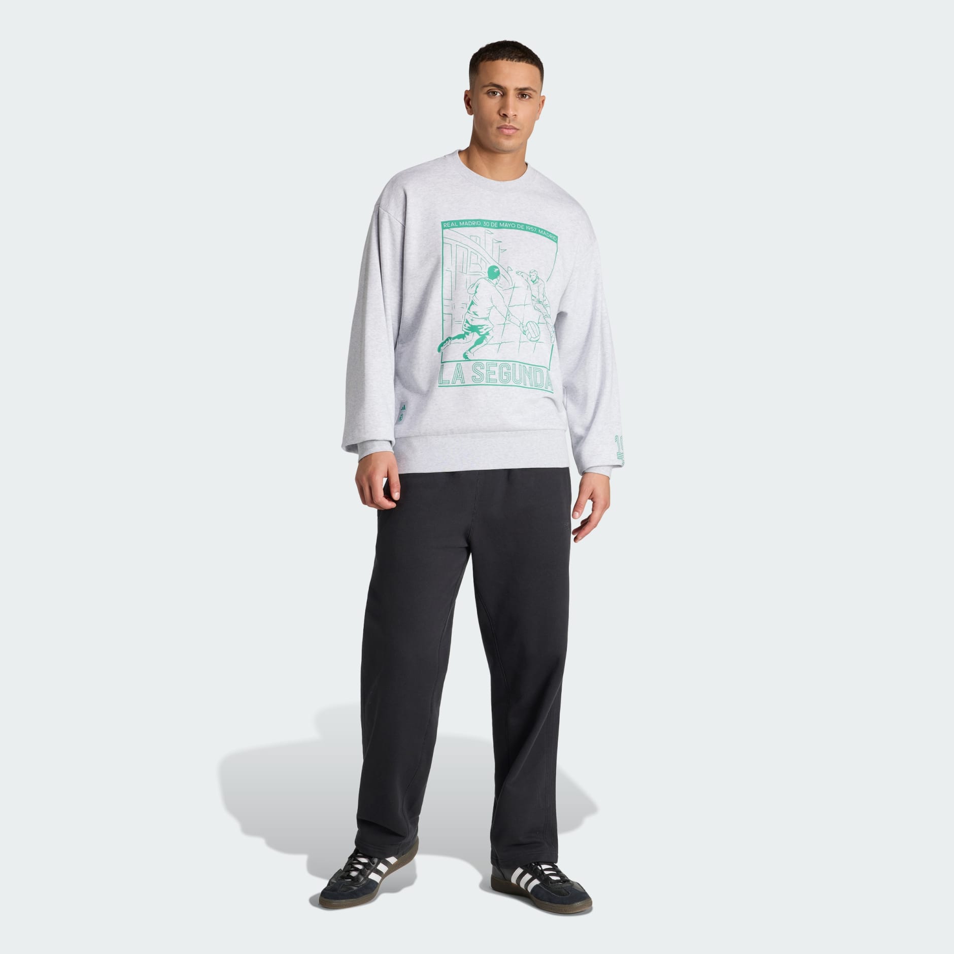 Bluză cu Croială Crew Real Madrid Heritage