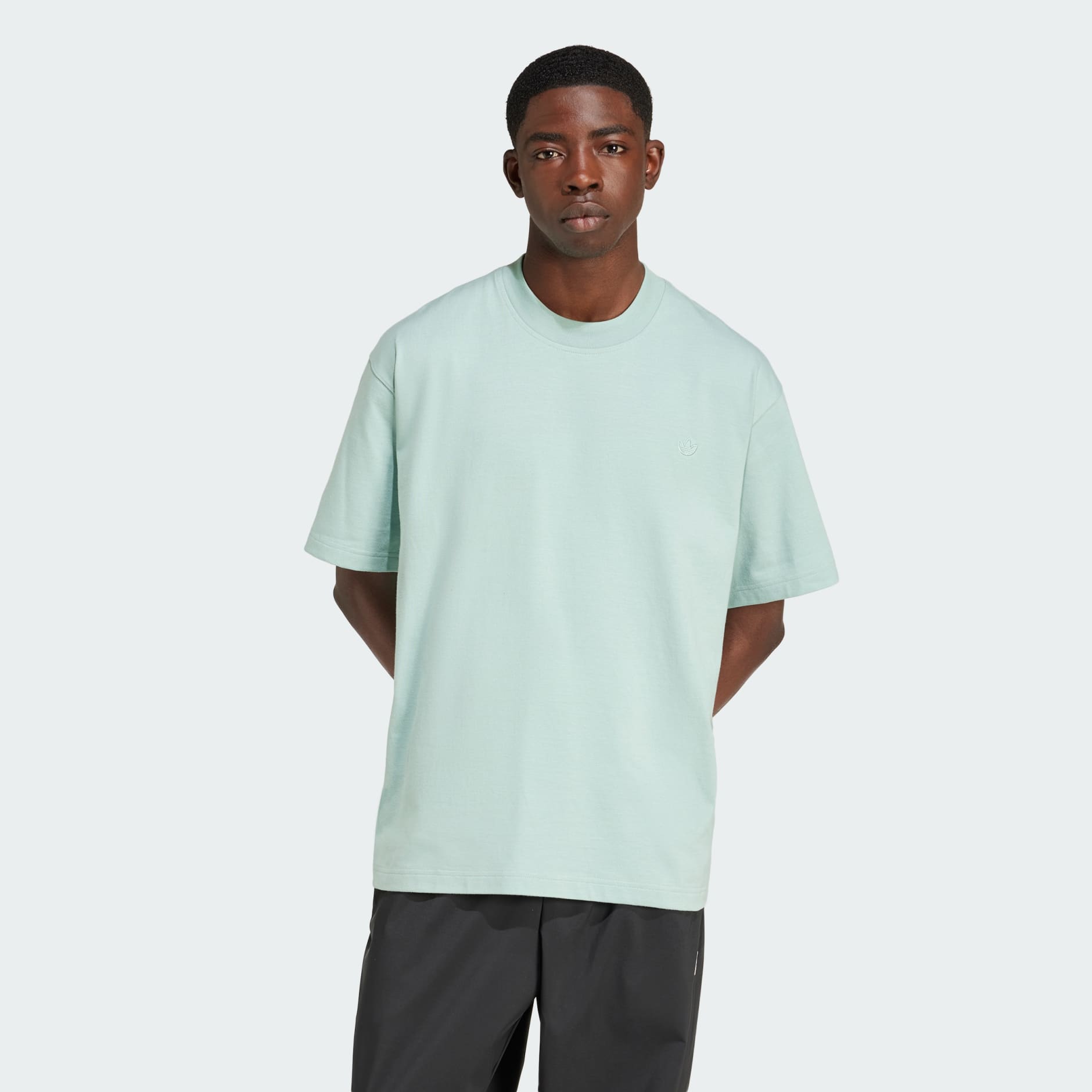 Clothing - Premium Essentials Tee - Green | adidas South Africa