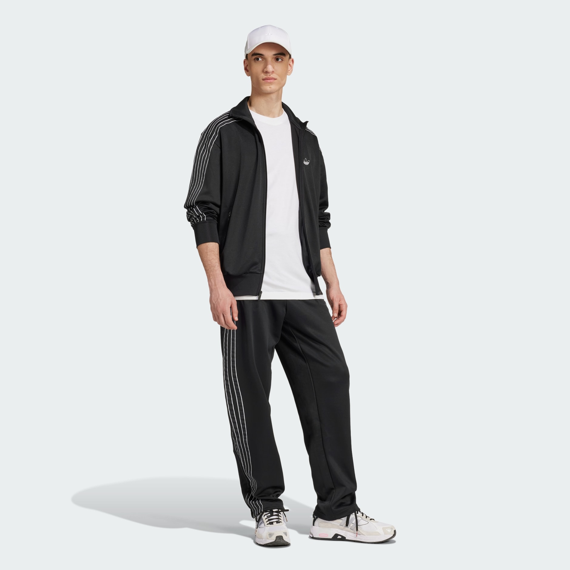 Clothing - Outlined Trefoil Firebird Track Top - Black