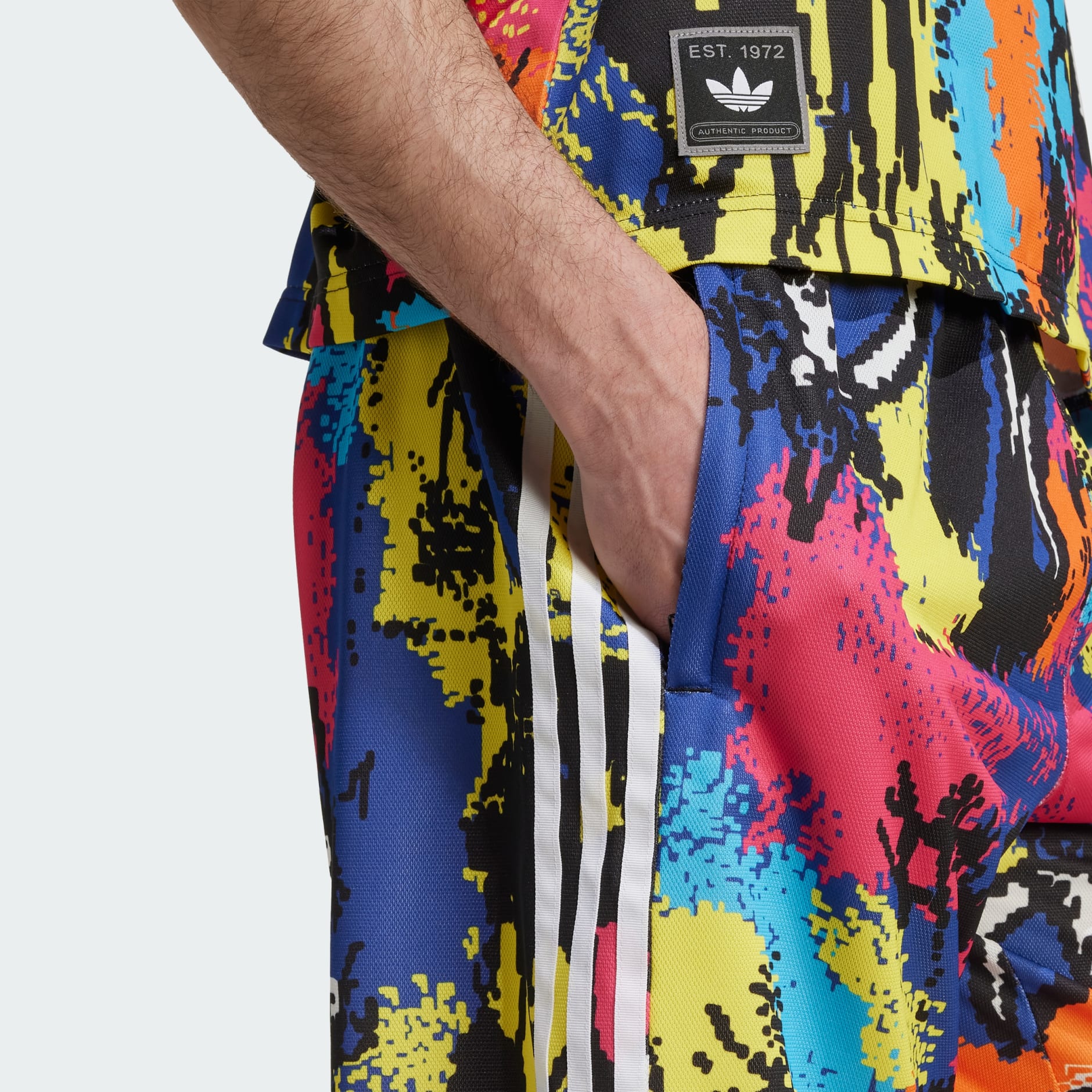 Pantaloni scurți Archive AOP cu cusătură interioară de 23 cm