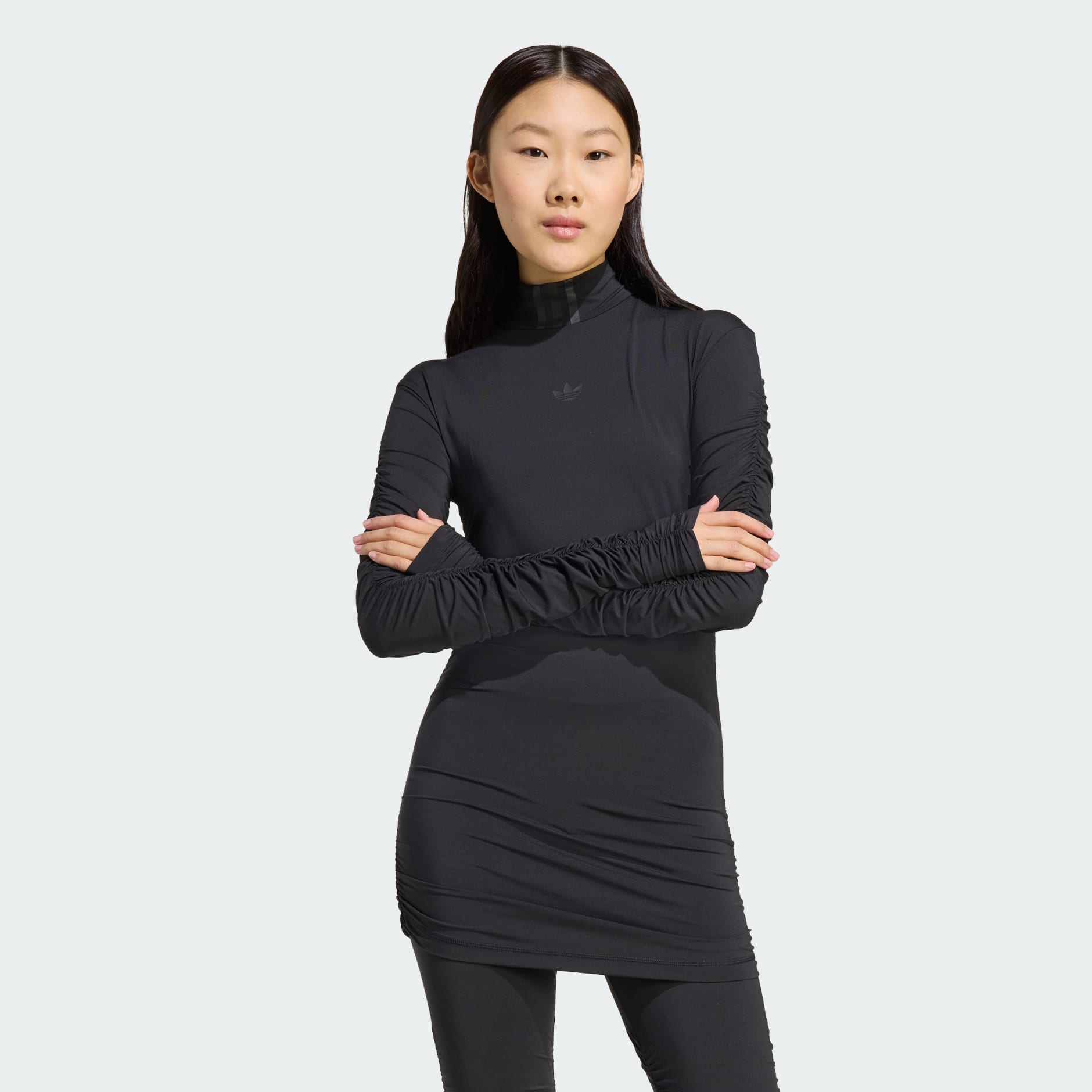 Ruched Long Sleeve Top