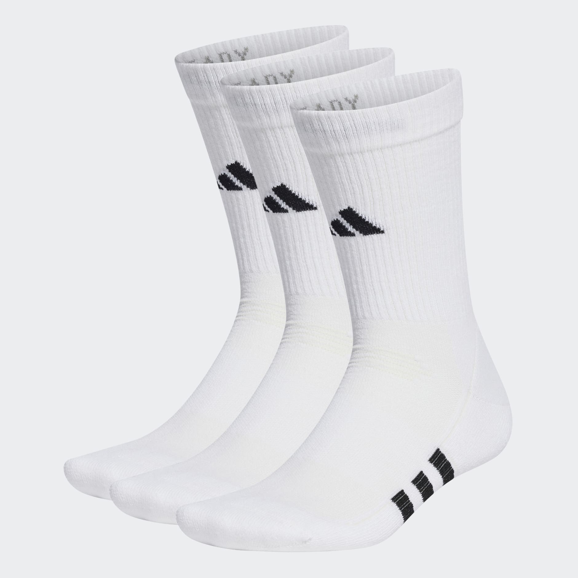 adidas Performance Cushioned Crew 3-Pack Socks White