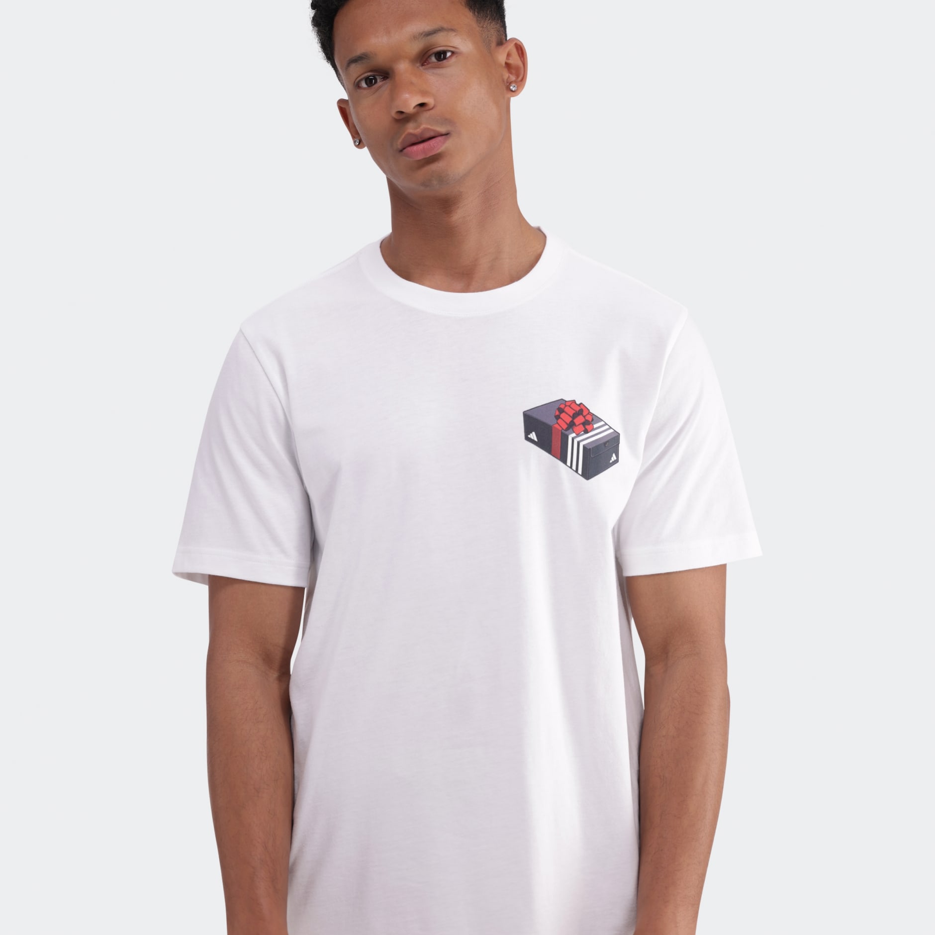 3-Stripes Lights Giftbox Graphic T-Shirt