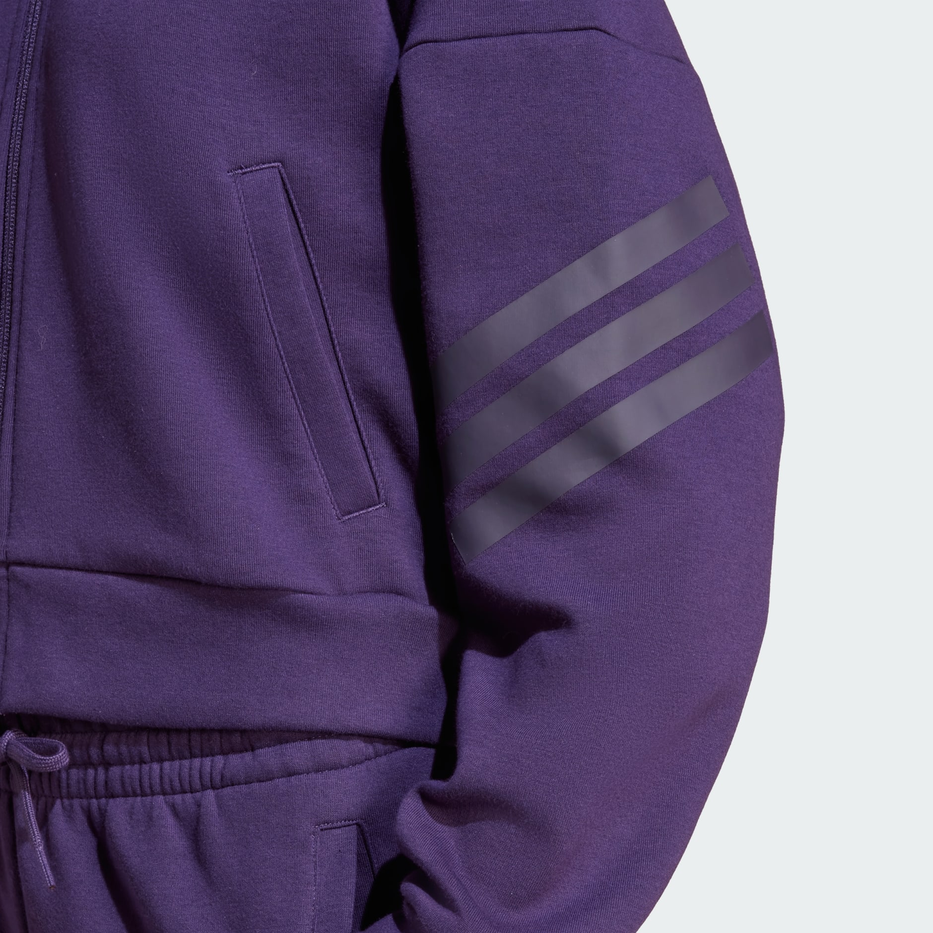 Veste de surv&ecirc;tement zipp&eacute;e &agrave; capuche 3 bandes Future Icons Enfants