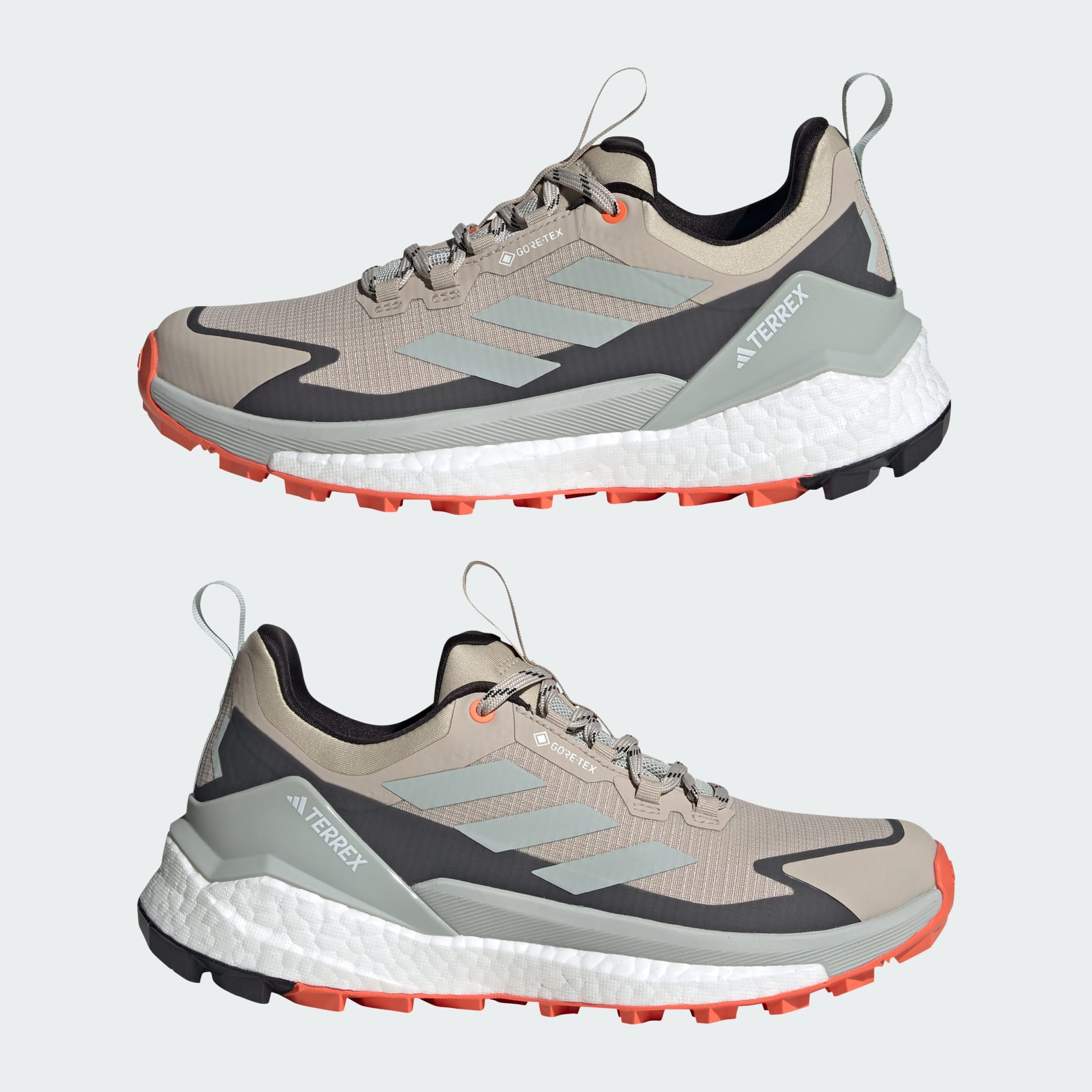 adidas Terrex Free Hiker 2.0 Low GORE-TEX Hiking Shoes - Beige | adidas UAE