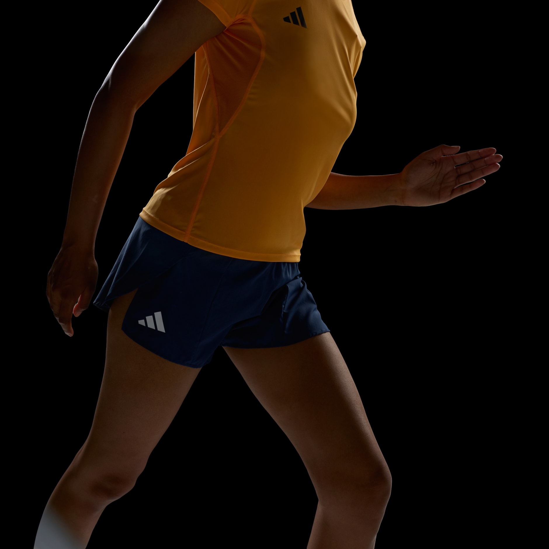 Short de running fendu Adizero Essentials