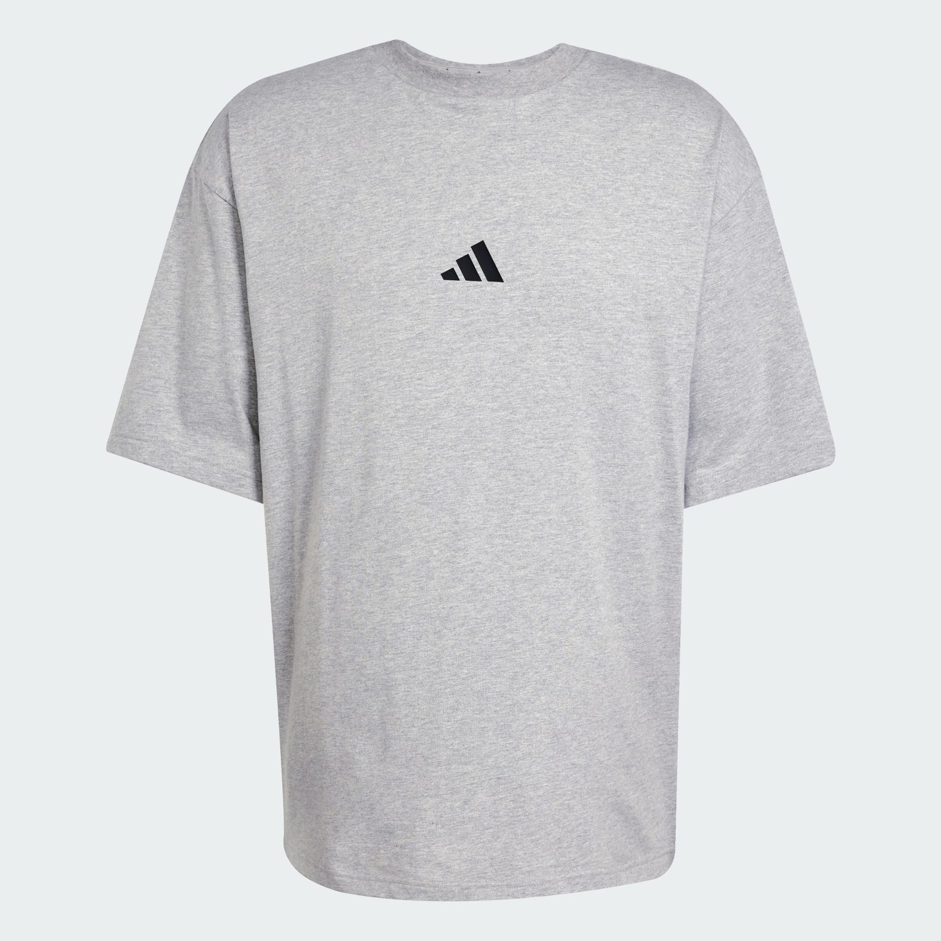 Clothing - Future Icons Small Logo Tee - Grey | adidas Qatar