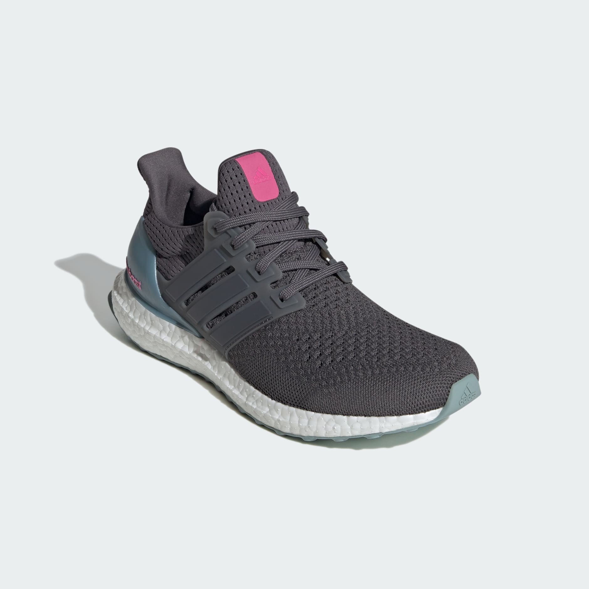 Adidas boost shop grey and pink