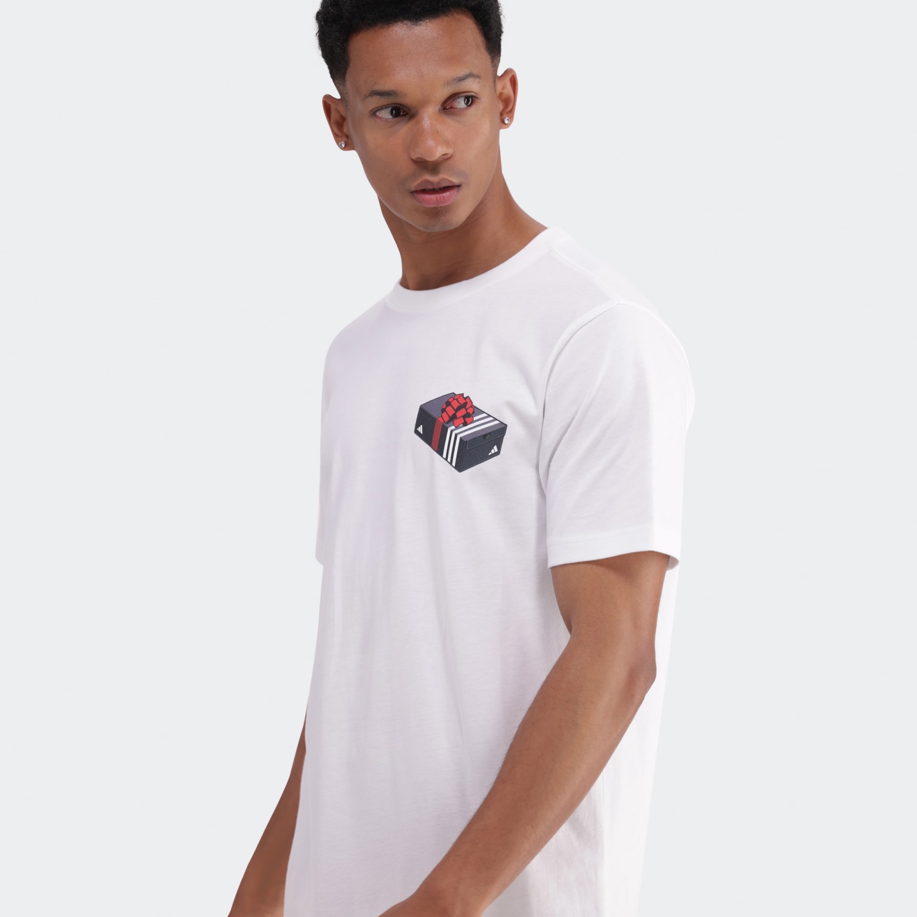 3-Stripes Lights Giftbox Graphic T-Shirt