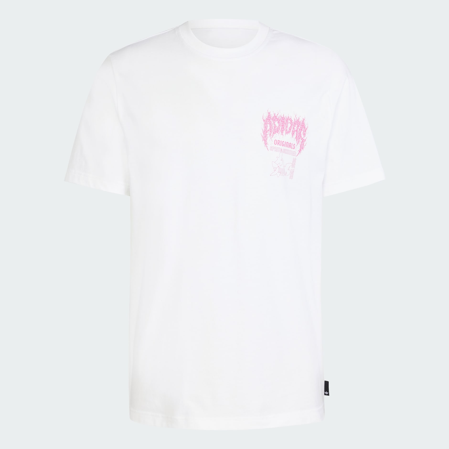 Clothing - Trefoil Series Fashion Elevated Tee - White