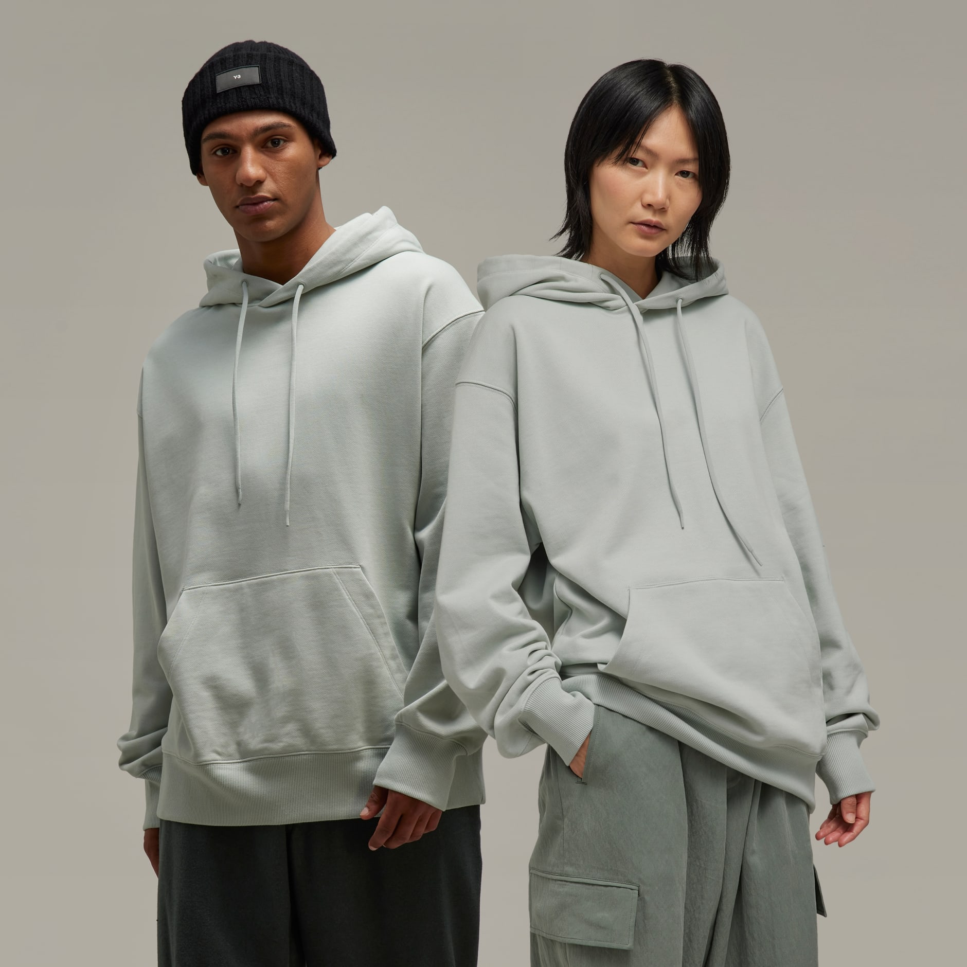 Clothing - Y-3 Organic Cotton Terry Hoodie - Grey | adidas Saudi Arabia
