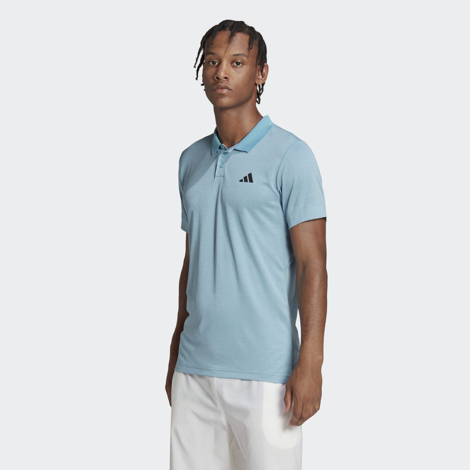 adidas Tennis FreeLift Polo Shirt - Blue | adidas UAE