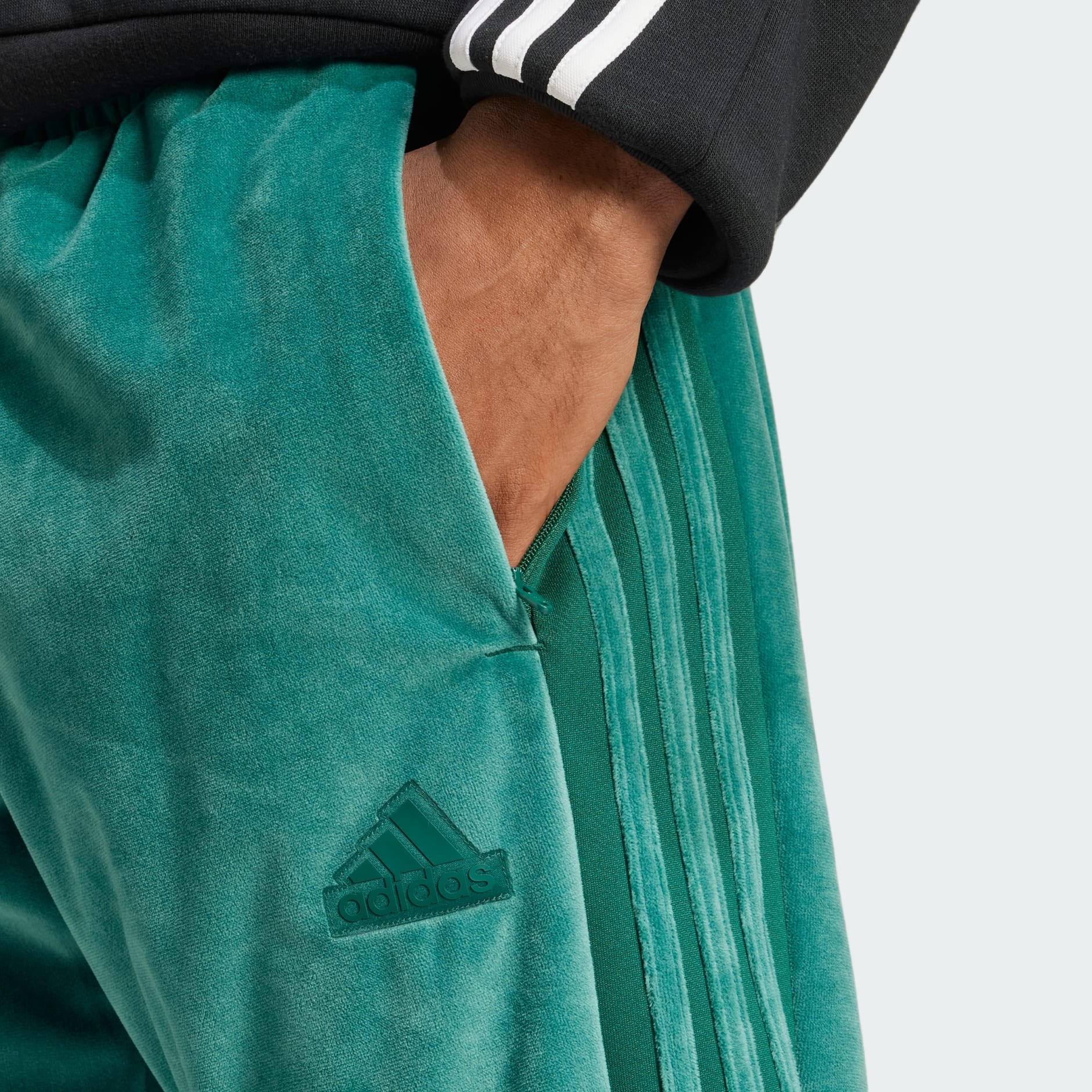 Adidas velour green online