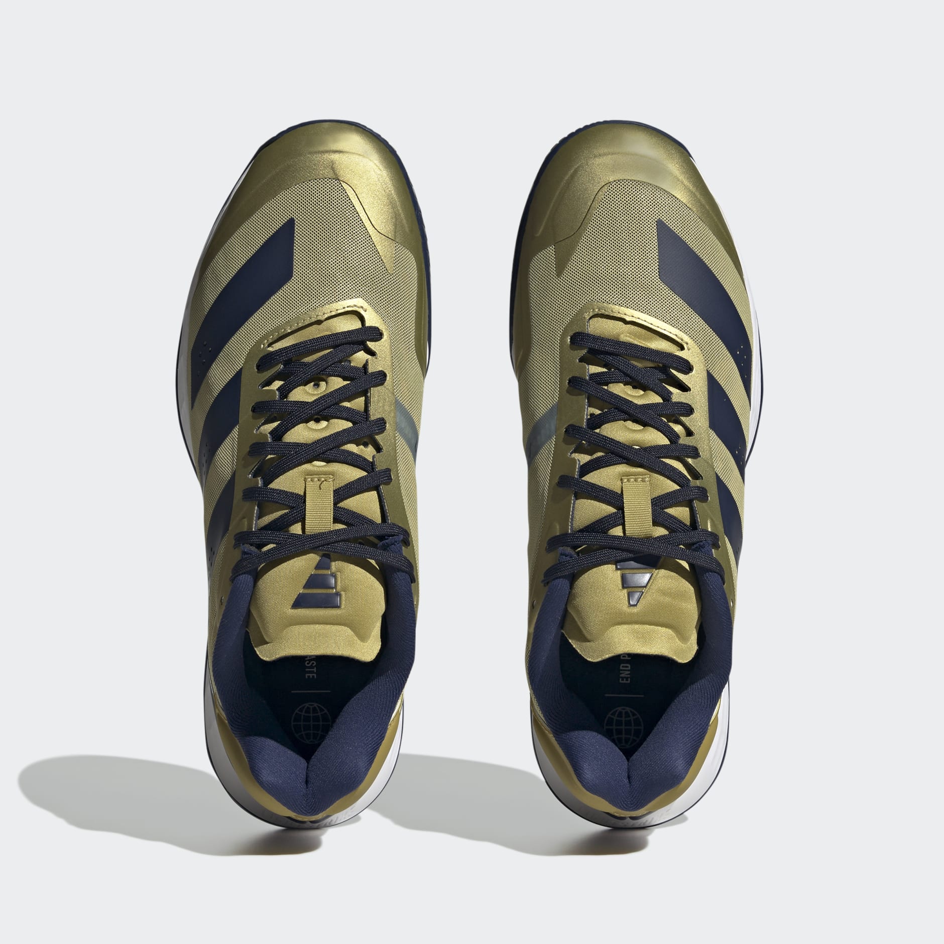 Adidas adizero hockey shop shoes - blue/yellow